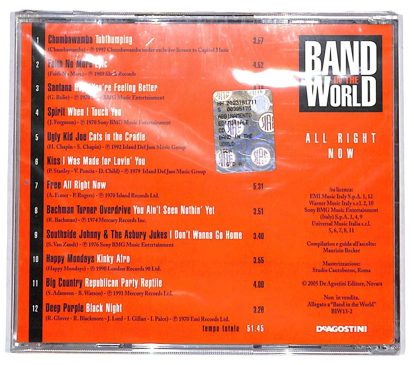 EBOND Various - Band In The World - All Right Now CD CD131637