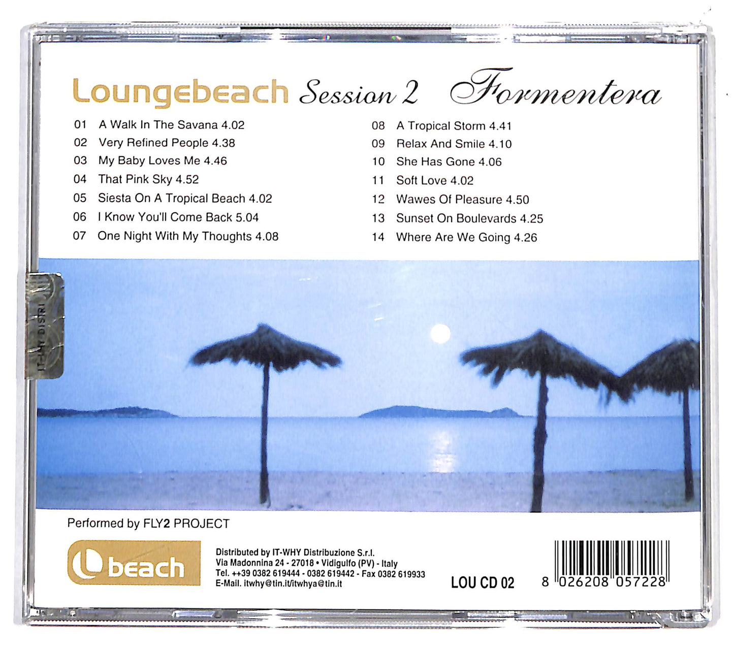 EBOND Fly2 Project - Loungebeach Session 2 Formentera CD CD131662