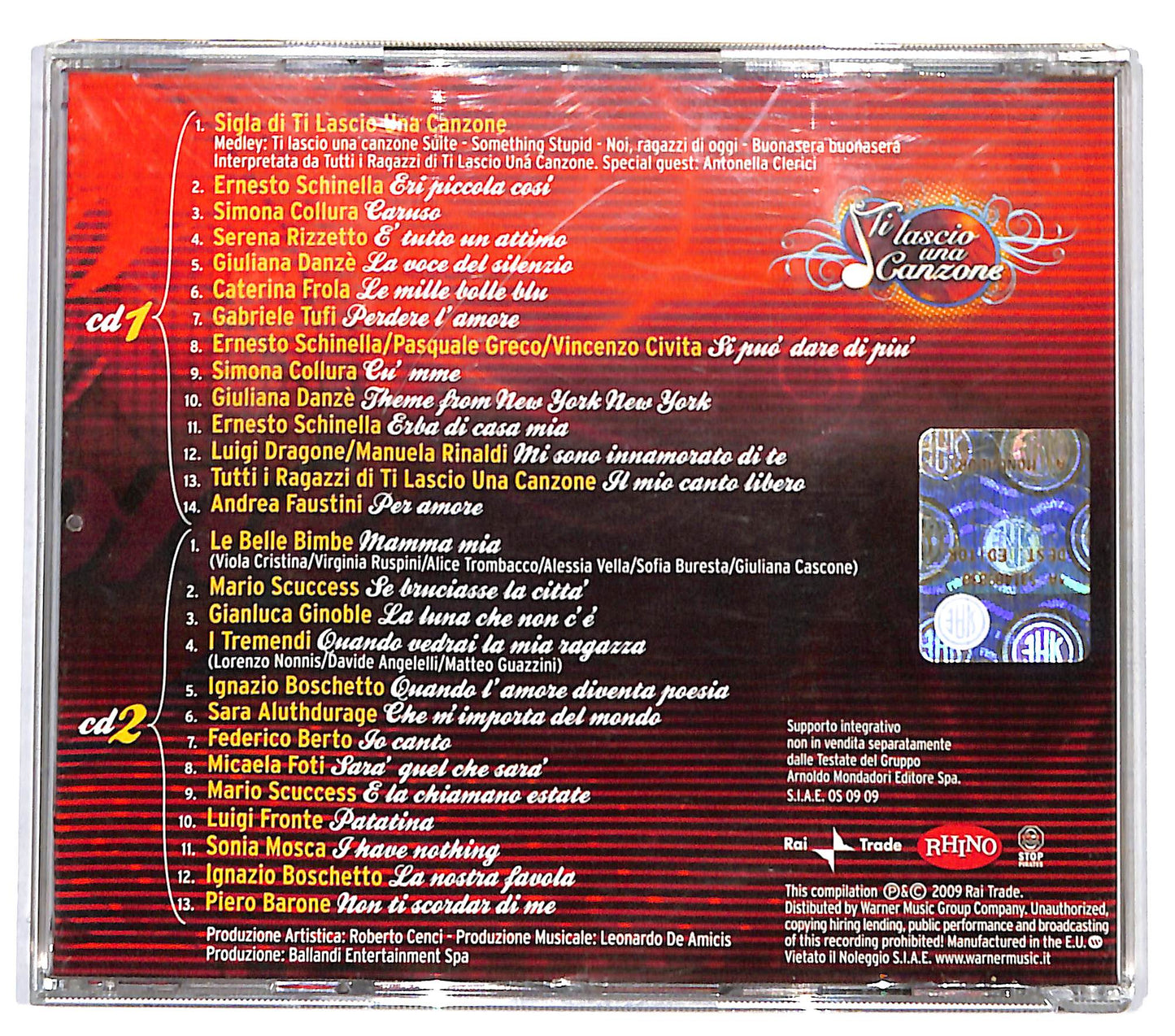EBOND Various - Ti Lascio Una Canzone - La Compilation CD CD131707