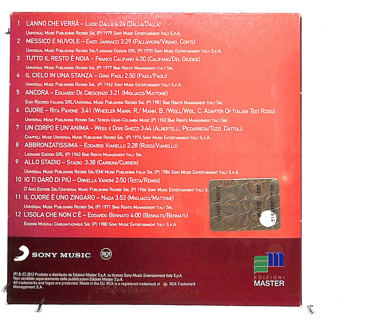 EBOND Various - Le 500 Canzoni Piu Belle Di Sempre '60 '70 '80 CD CD131733