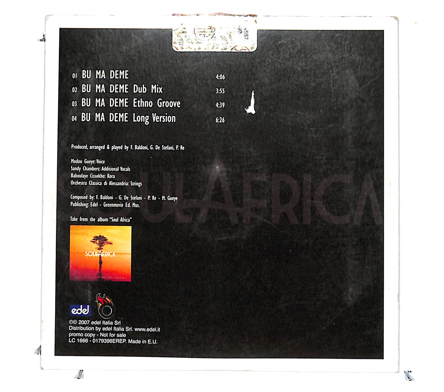 EBOND Soul Africa - Soul Africa CD CD131742