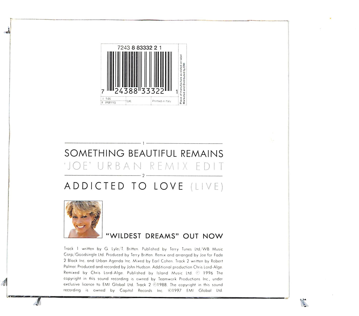 EBOND Tina Turner - Something Beautiful Remains CD CD131743