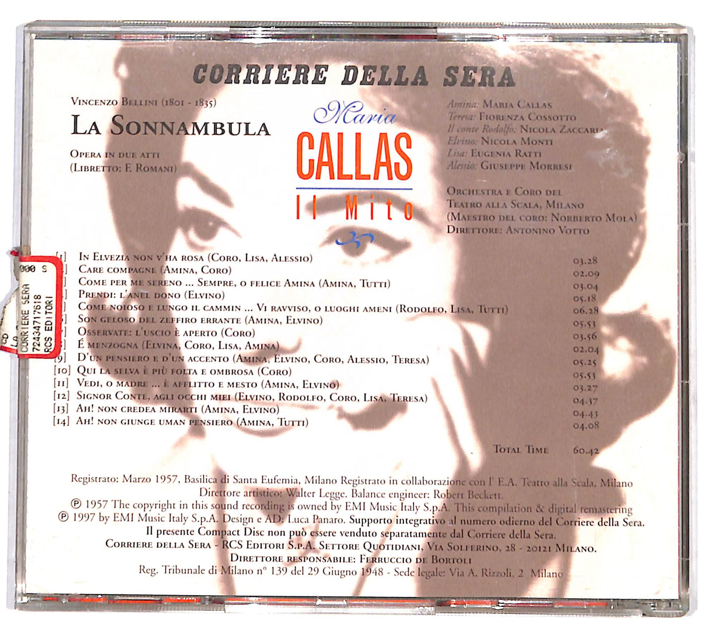 EBOND Bellini - Maria Callas - La Sonnambula CD CD131769
