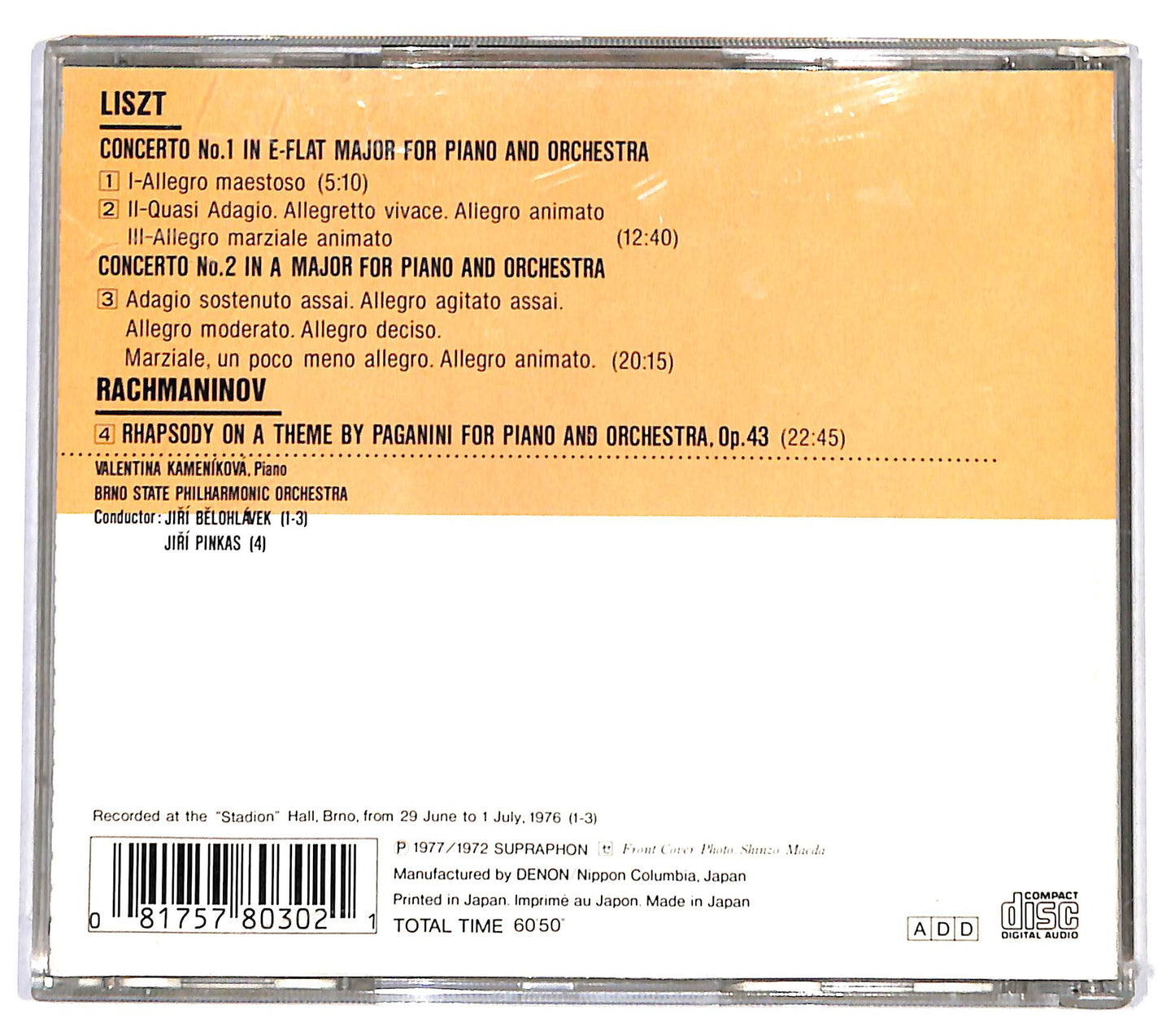 EBOND Liszt - piano concertos No.1 & 2 CD CD131814