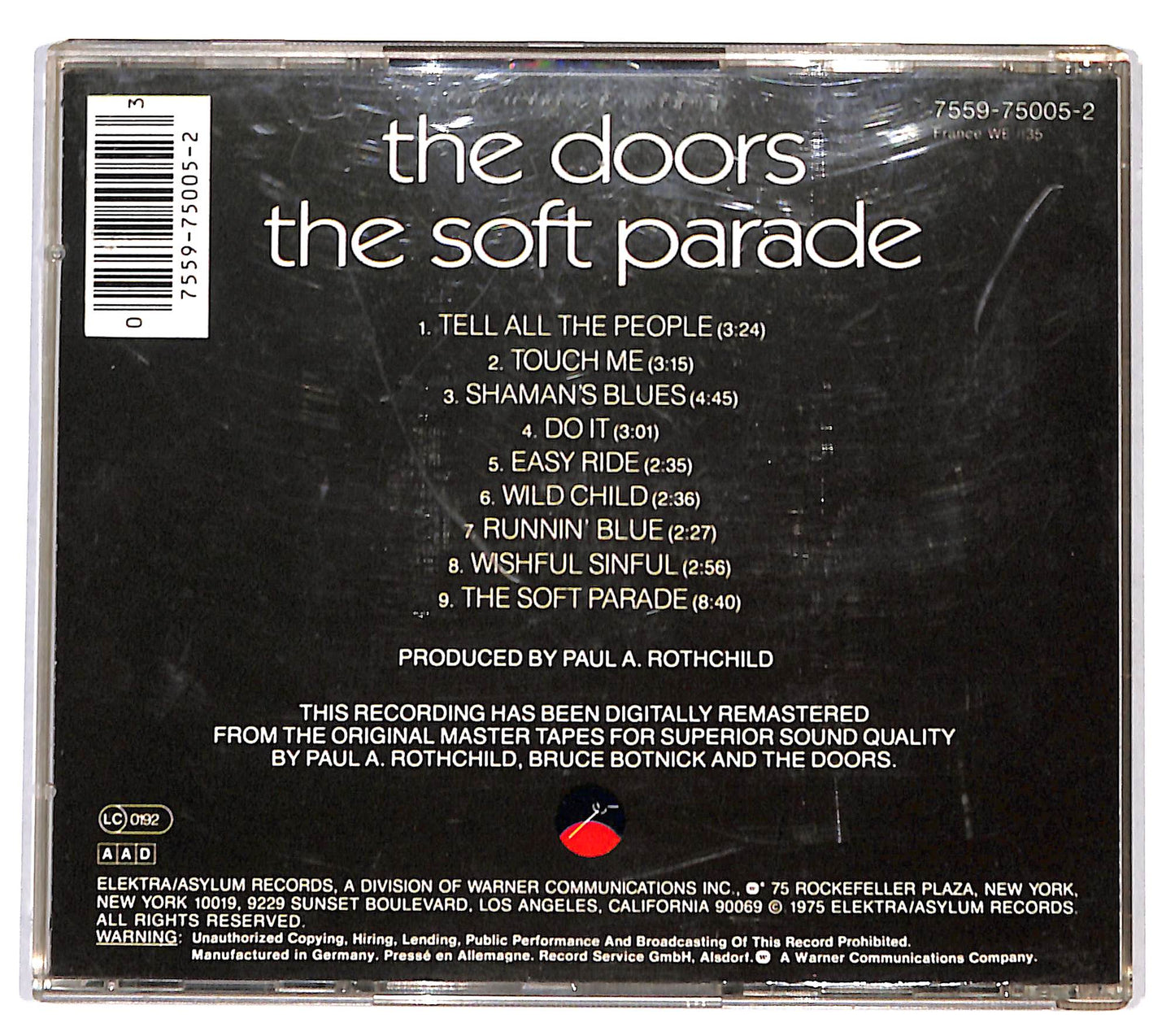EBOND The Doors - The Soft Parade CD CD131821