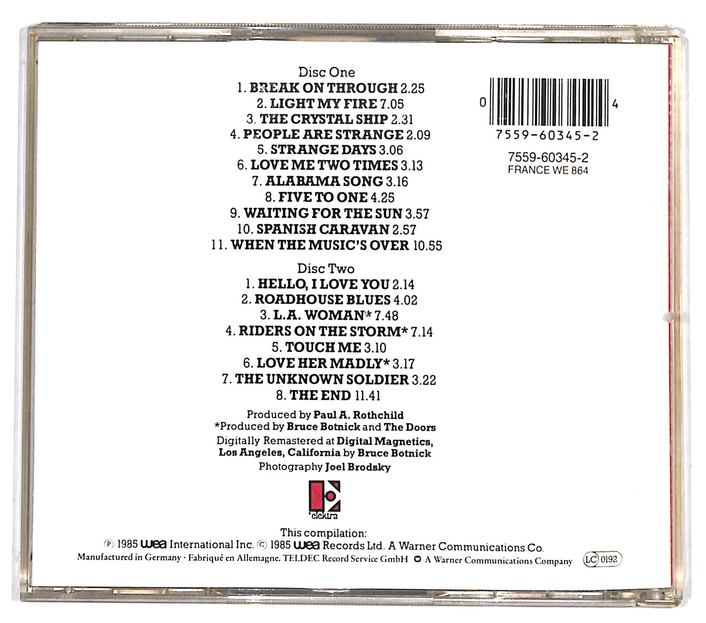 EBOND The Doors - The Best Of The Doors CD CD131844
