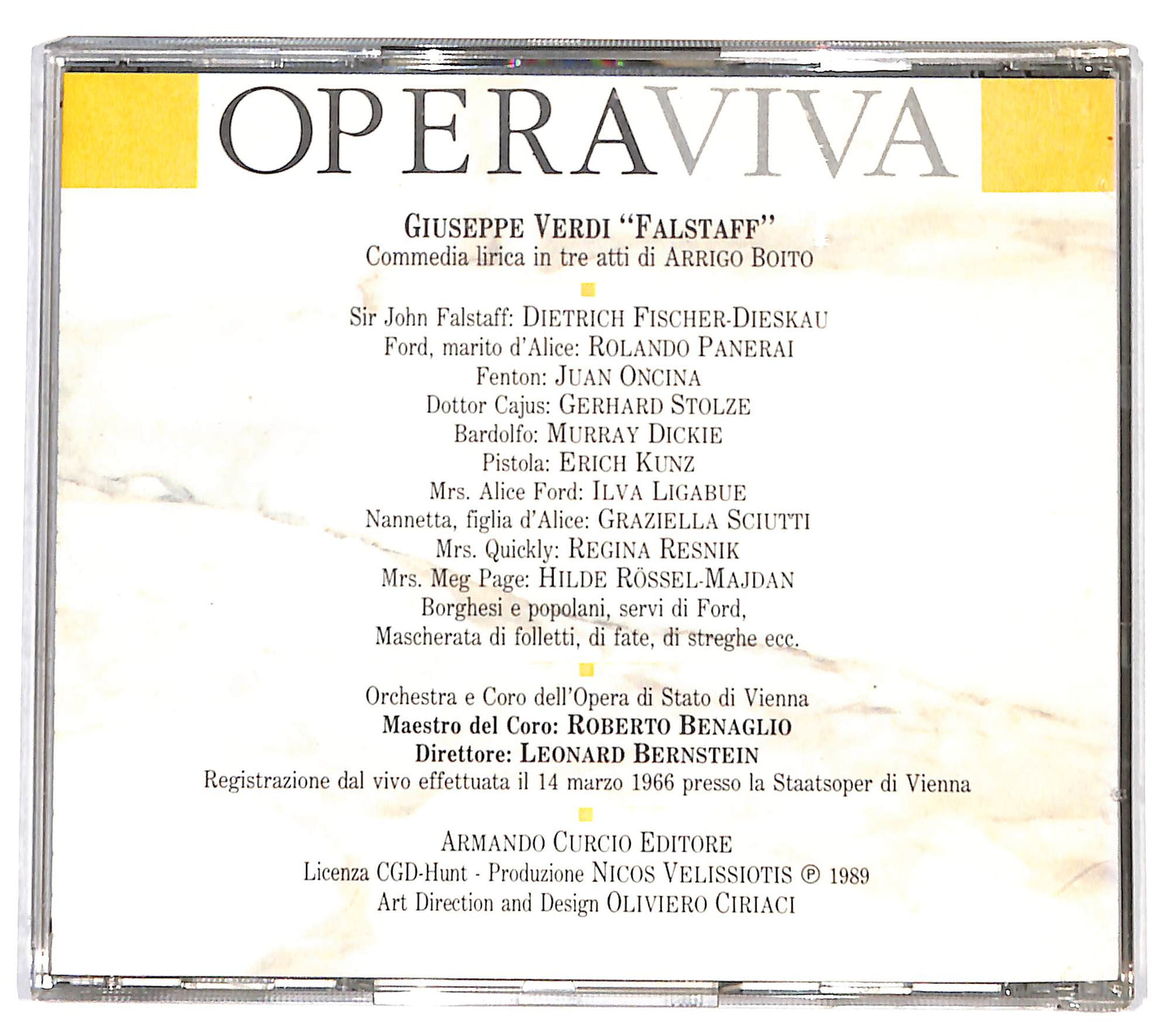 EBOND Verdi - Falstaff - OperaViva CD CD131849