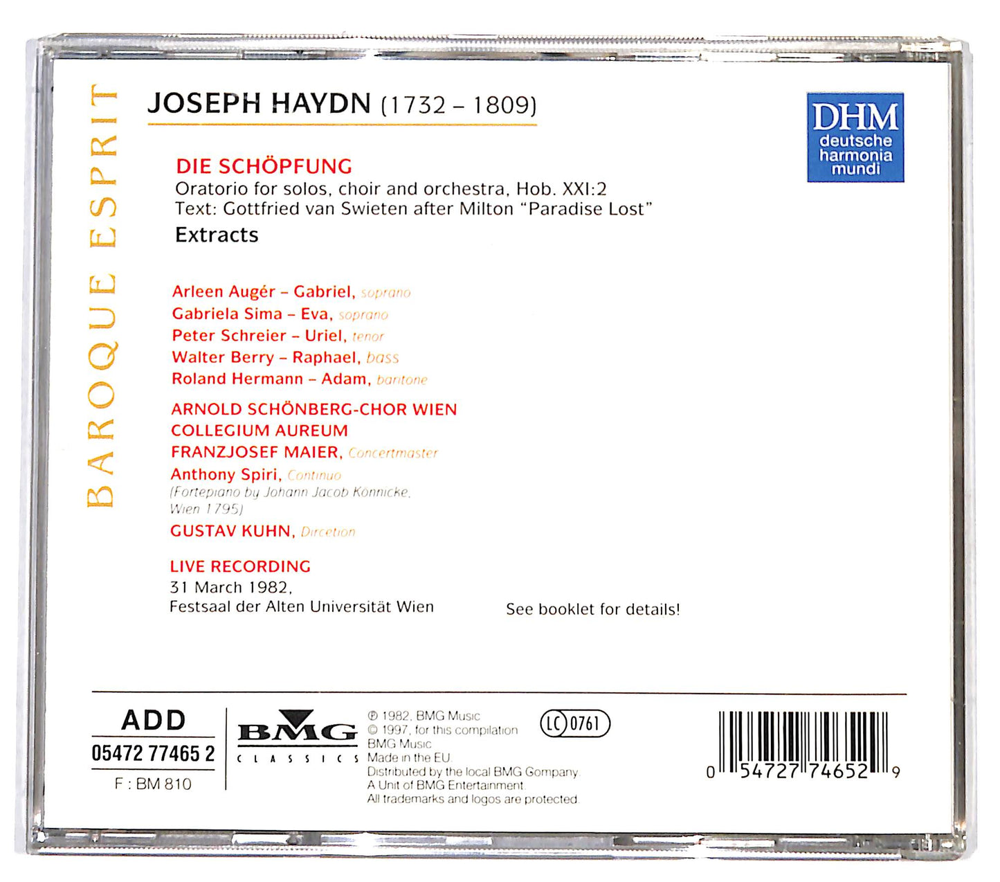 EBOND Haydn - Die Schopfung CD CD131851