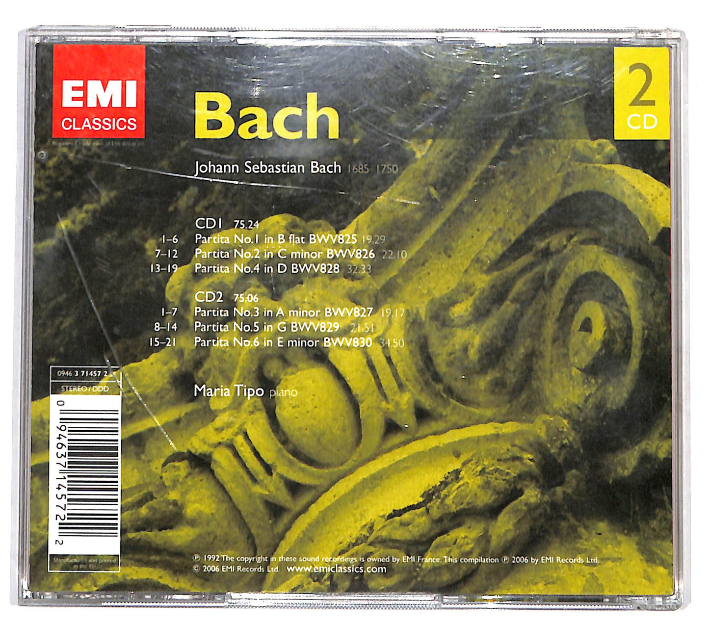 EBOND Bach Tipo - Partitas CD CD131858