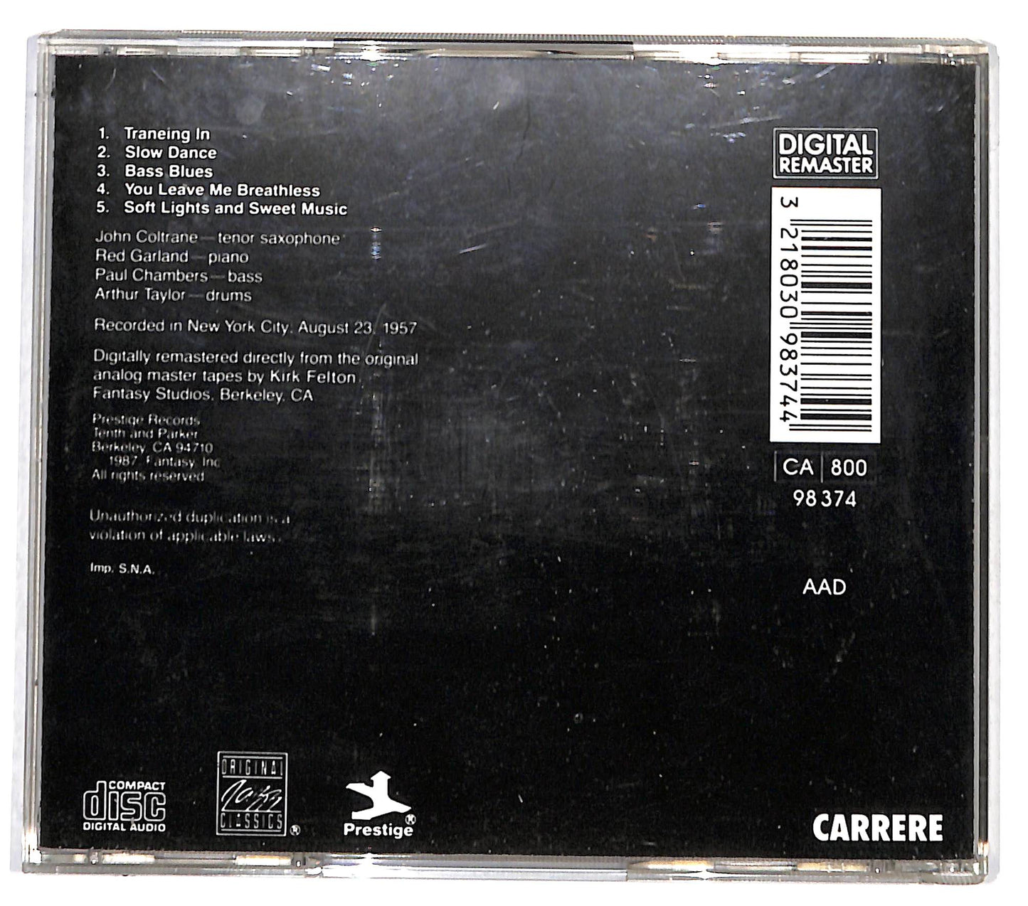 EBOND John Coltrane - Traneing In CD CD131860