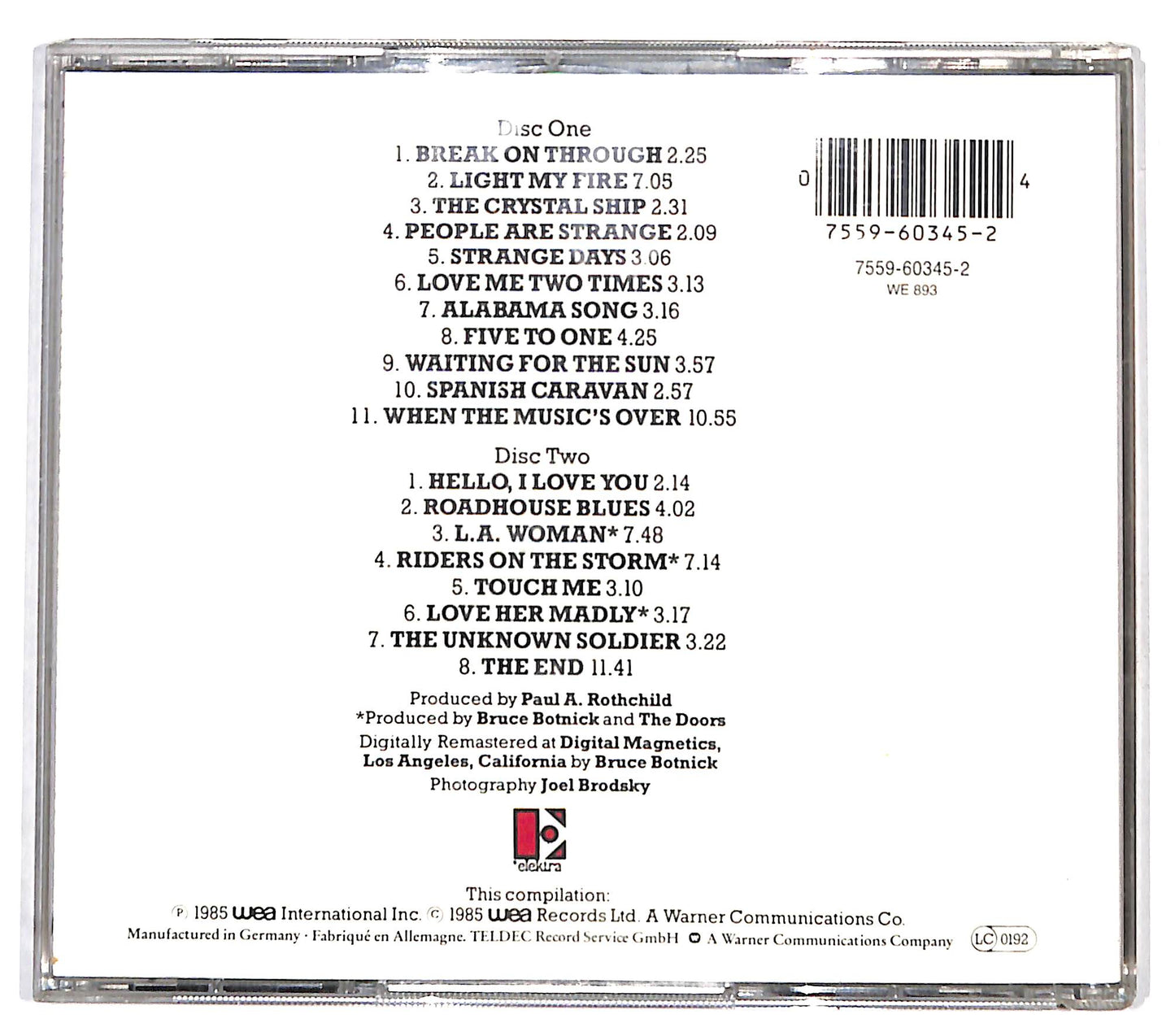 EBOND The Doors - The Best Of The Doors CD CD131908