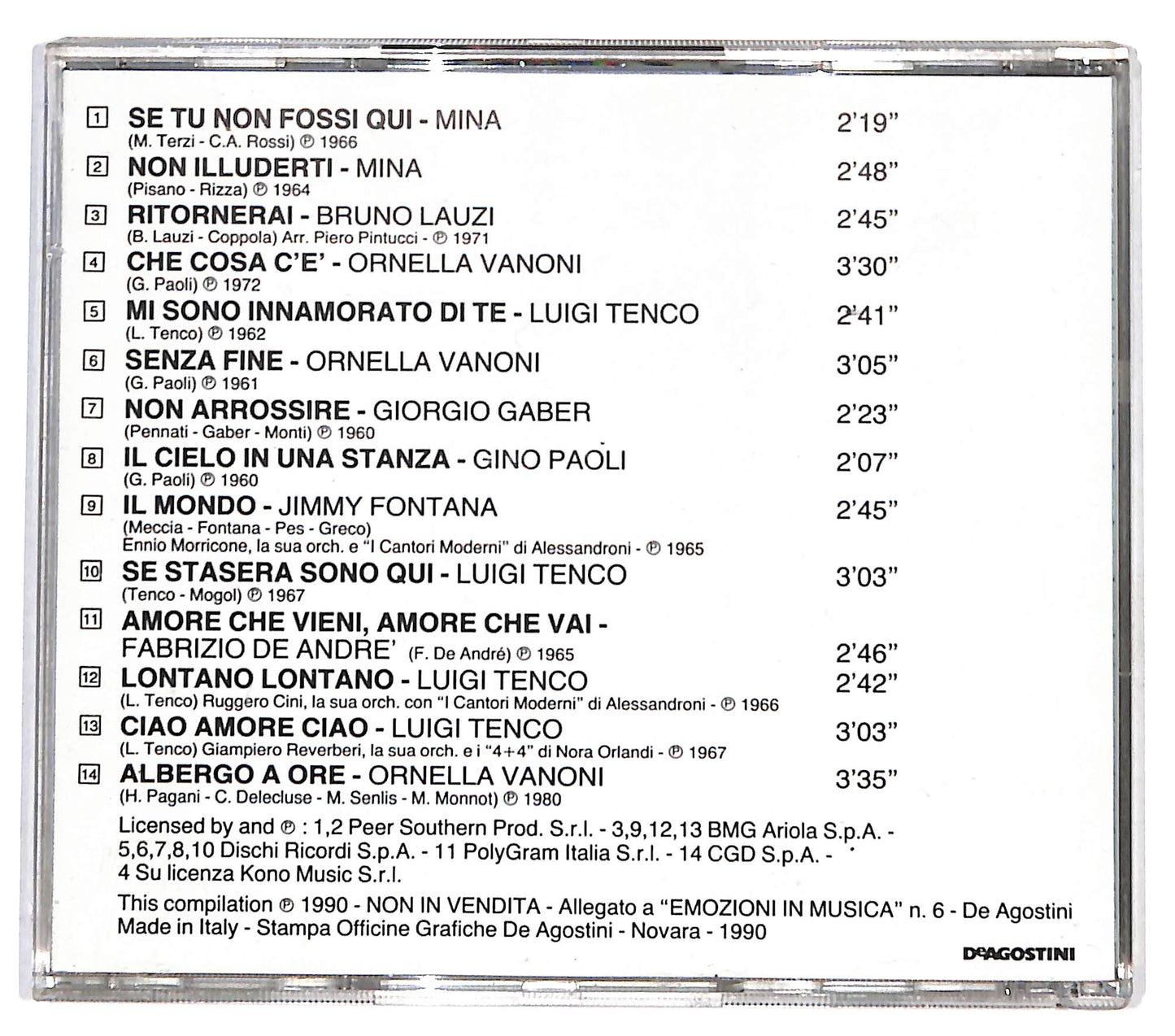 EBOND Various - Senza Fine CD CD131919