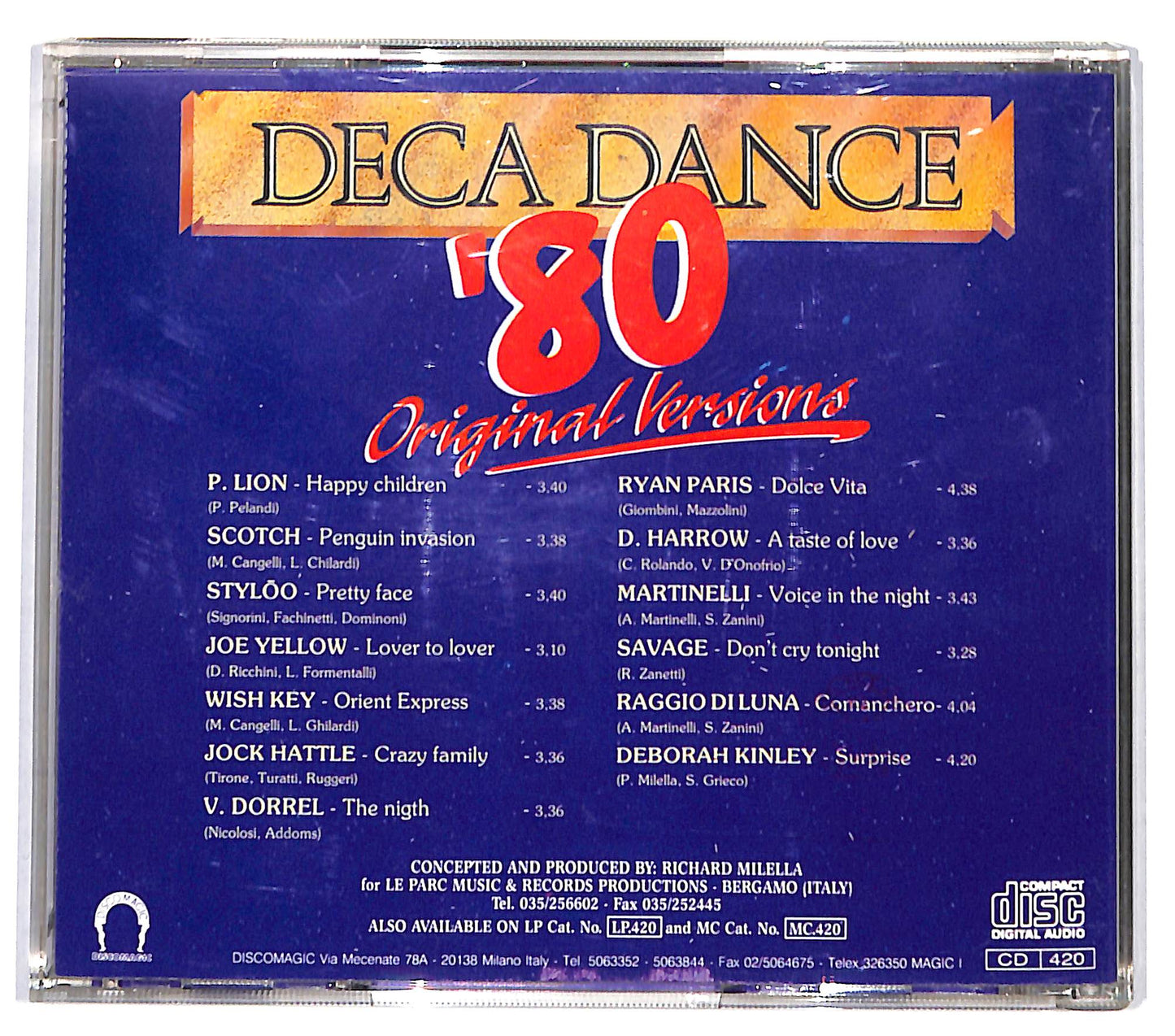 EBOND Various - Deca Dance '80 Collection 1 CD CD131936