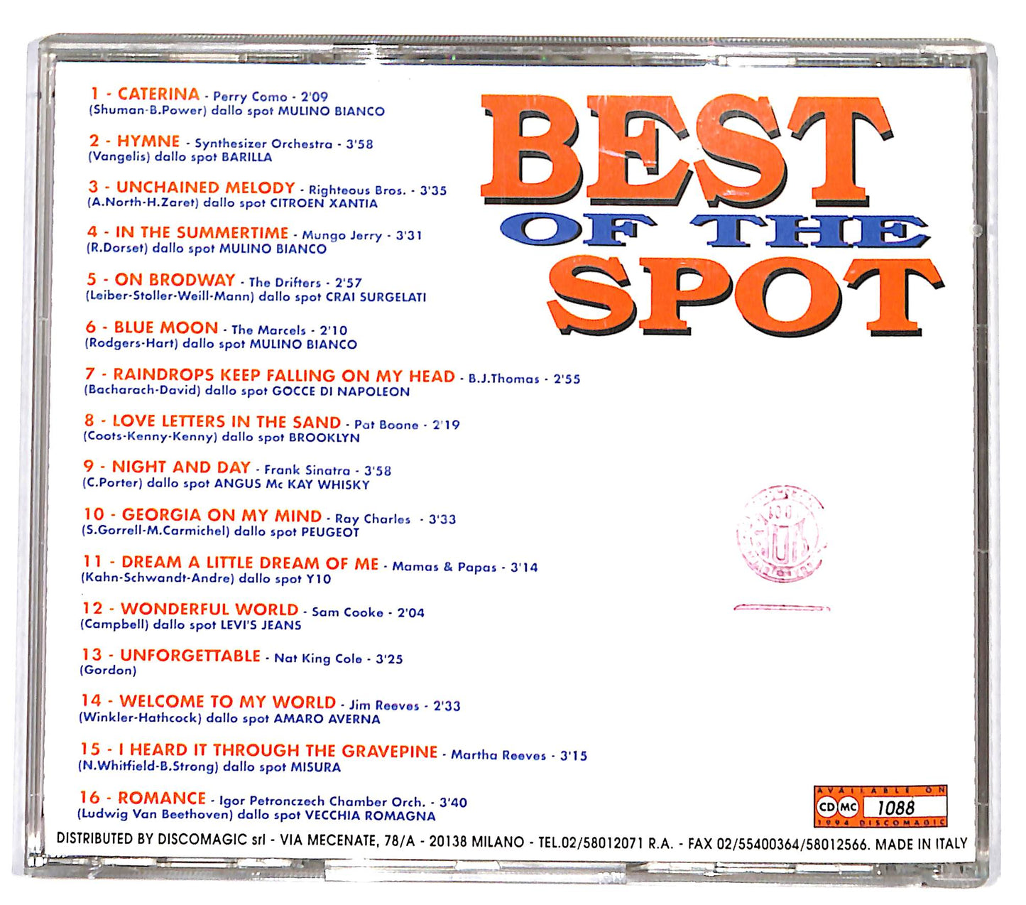 EBOND Various - Best Of The Spot CD CD131943