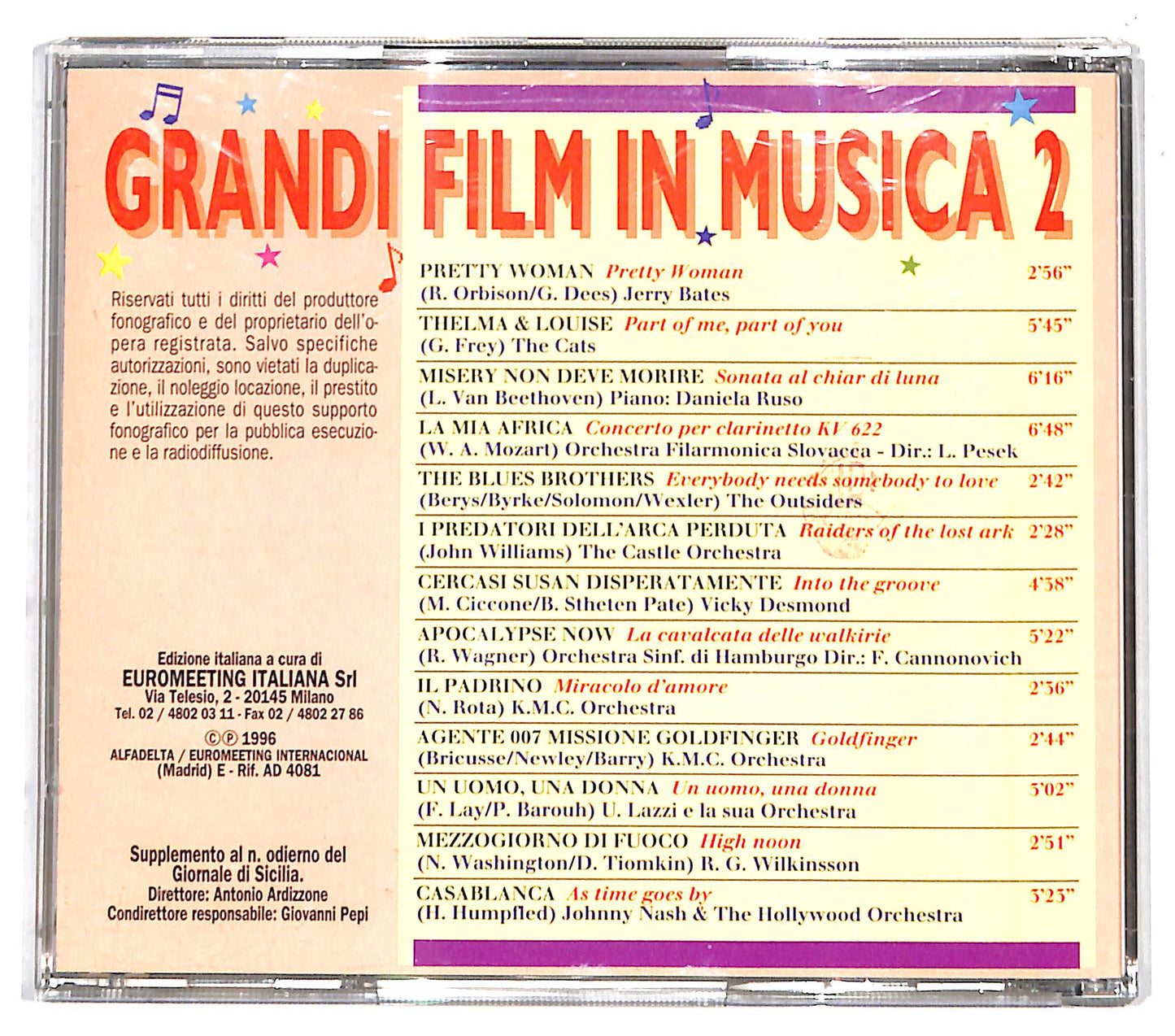 EBOND Various - Grandi Film In Musica 2 CD CD132019