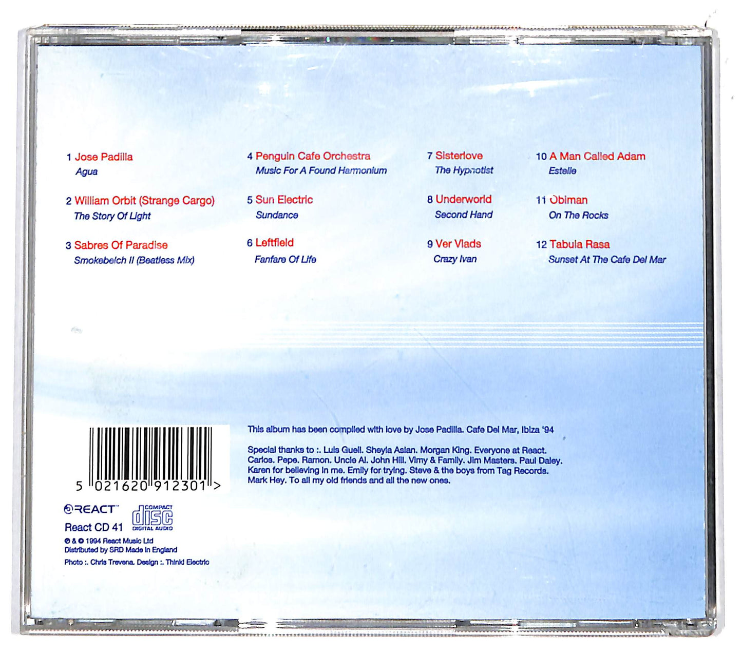 EBOND Various - Cafe Del Mar CD CD132032