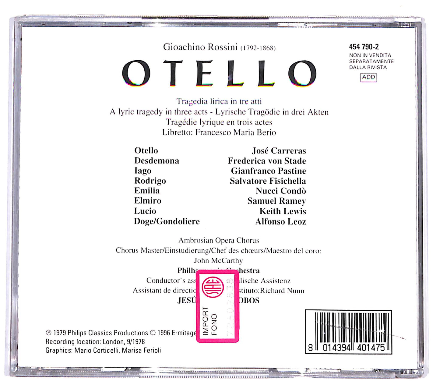 EBOND Rossini - Otello CD CD132130