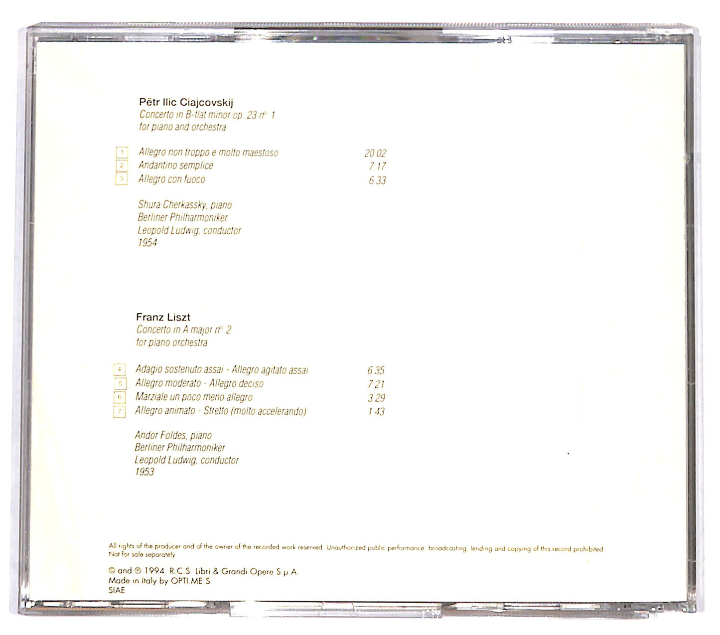 EBOND Various - Pianoforte Grandi Compositori Grandi Interpreti - 2 CD CD132145