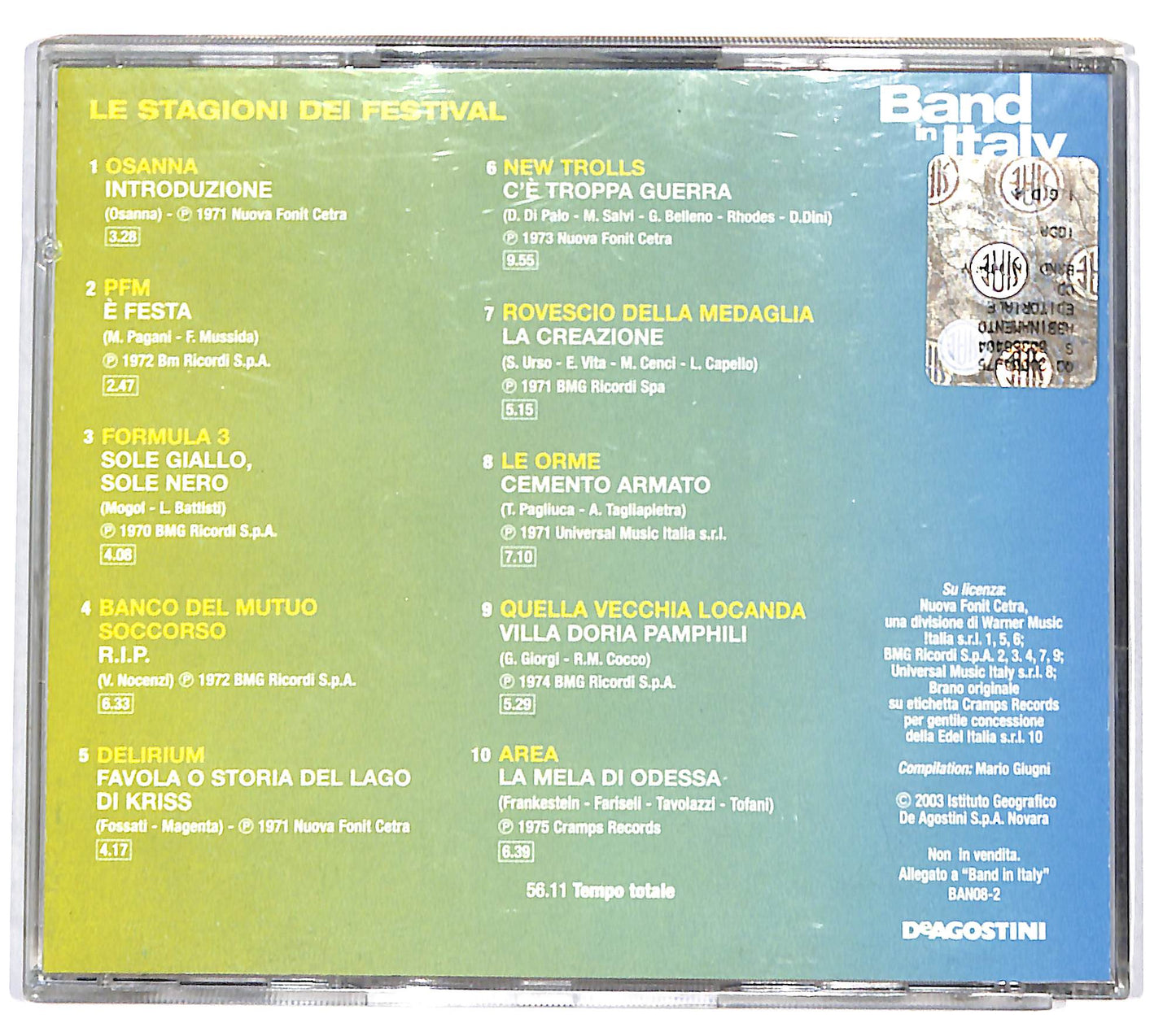 EBOND Various - Le Stagioni Dei Festival CD CD132160