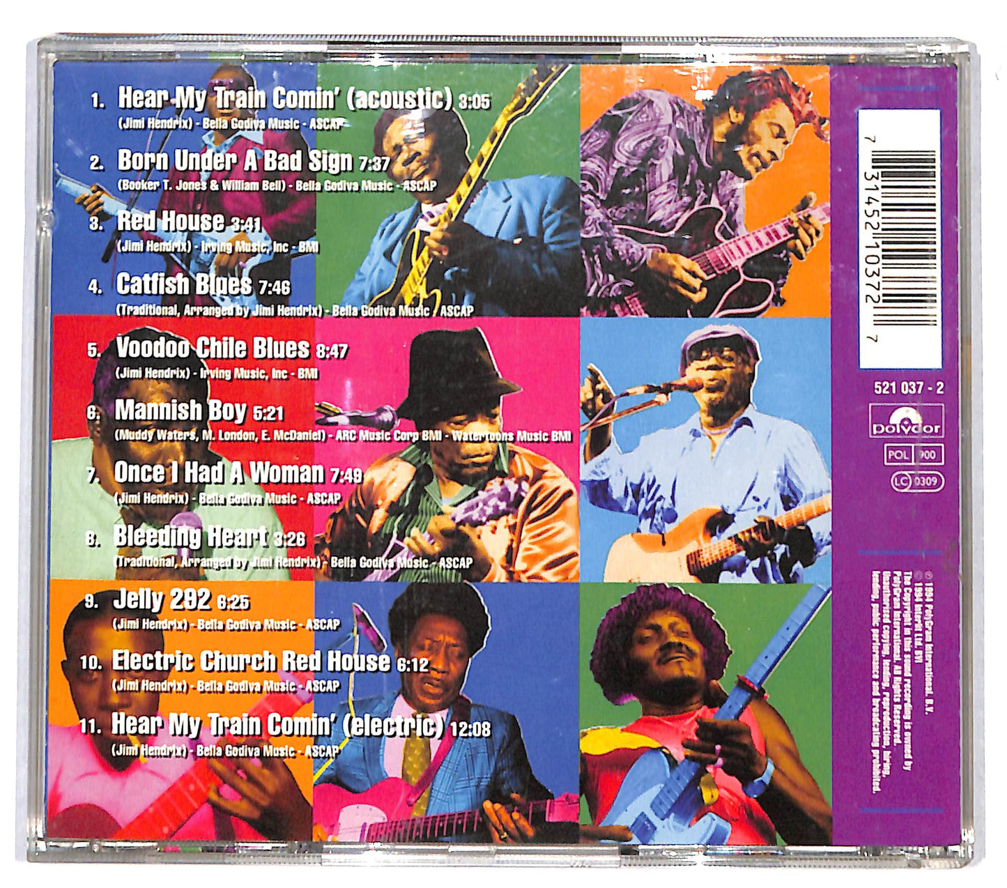 EBOND Jimi Hendrix - Blues CD CD132207