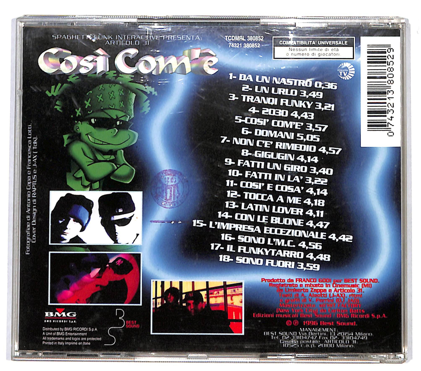 EBOND Articolo 31 - Cosi Com'E CD CD132212