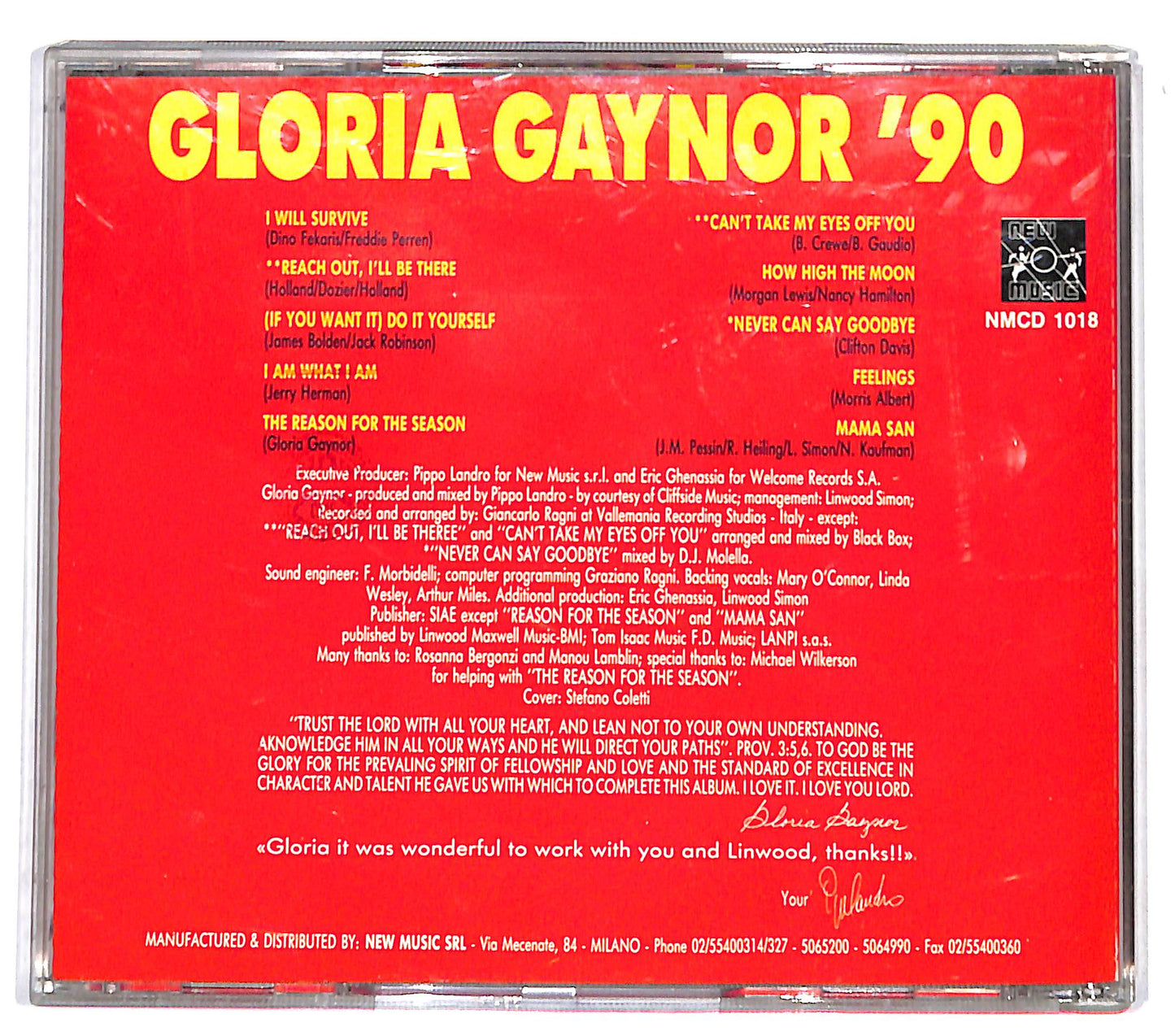 EBOND Gloria Gaynor - Gloria Gaynor '90 CD CD132214