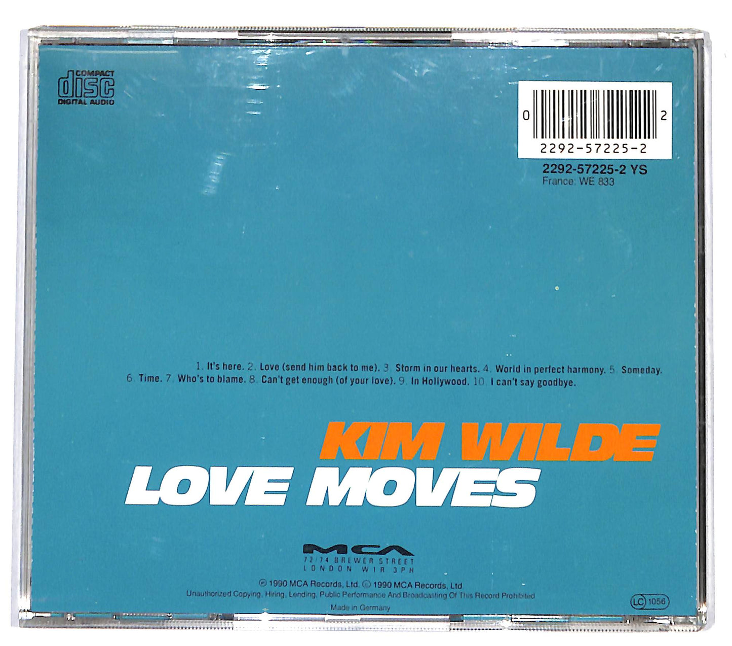 EBOND Kim Wilde - Love Moves CD CD132220