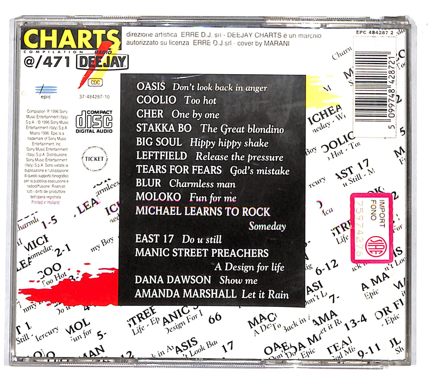 EBOND Various - Deejay Charts @/471 CD CD132223