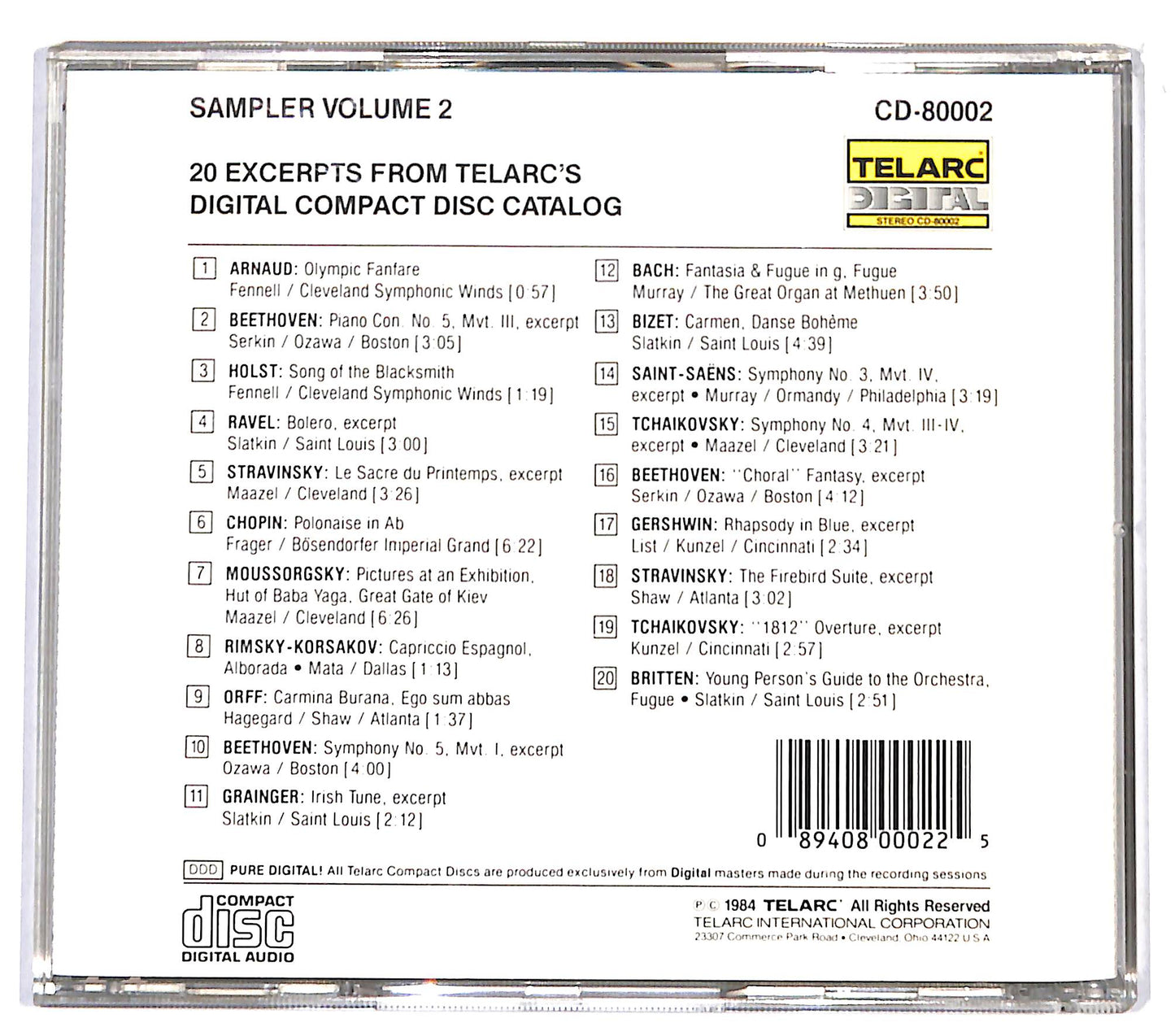EBOND Various - Sampler Volume 2 CD CD132236