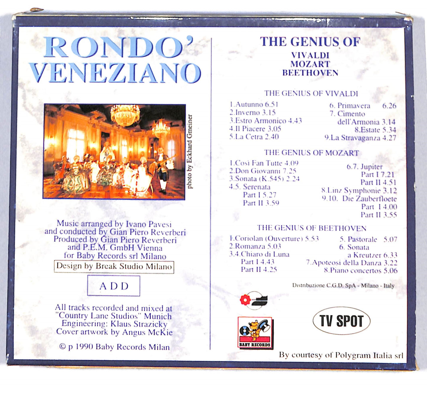 EBOND Rondo Veneziano - The Genius Of CD CD132308