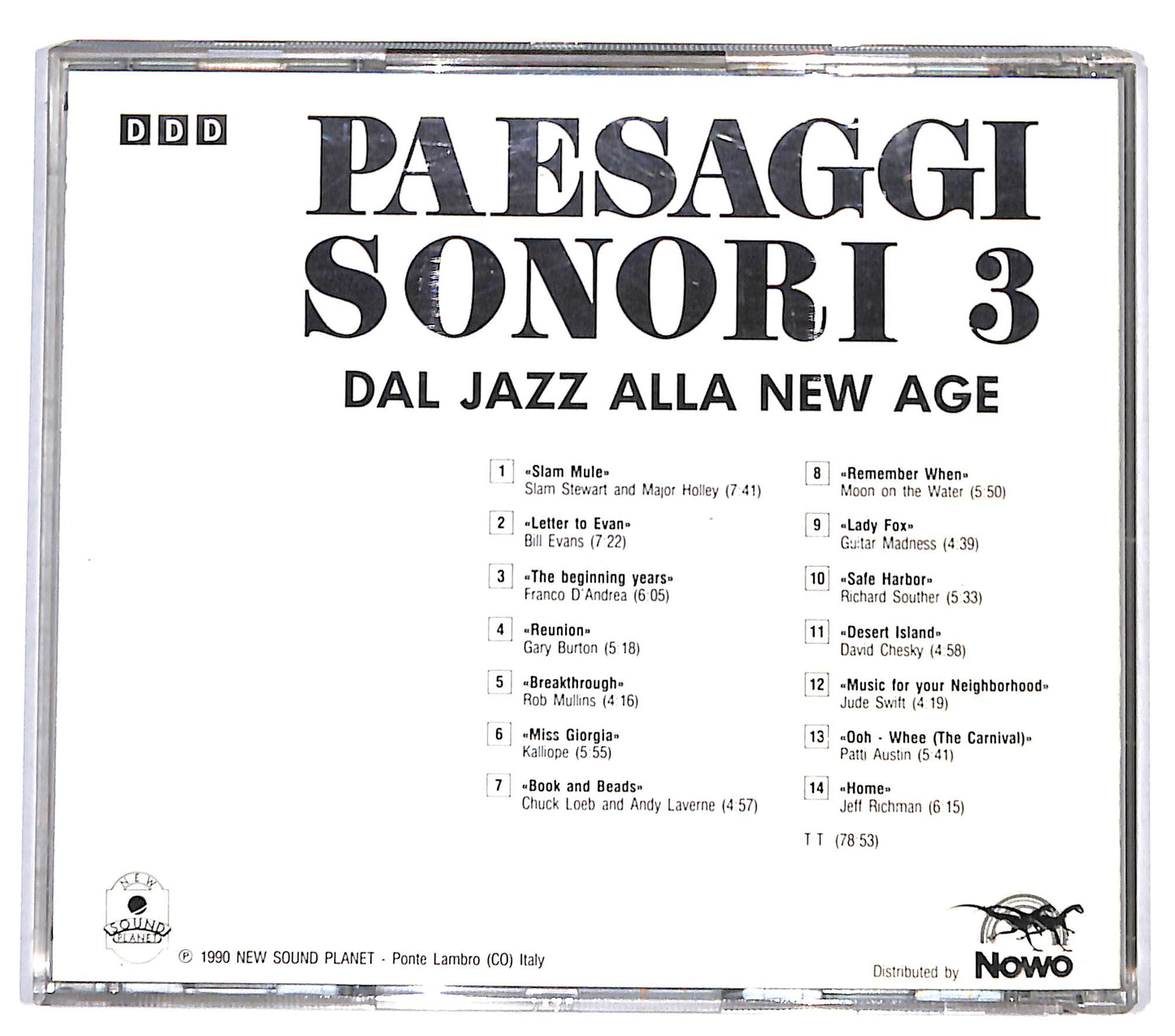 EBOND Various - Paesaggi Sonori 3 - Dal Jazz Alla New Age CD CD132309