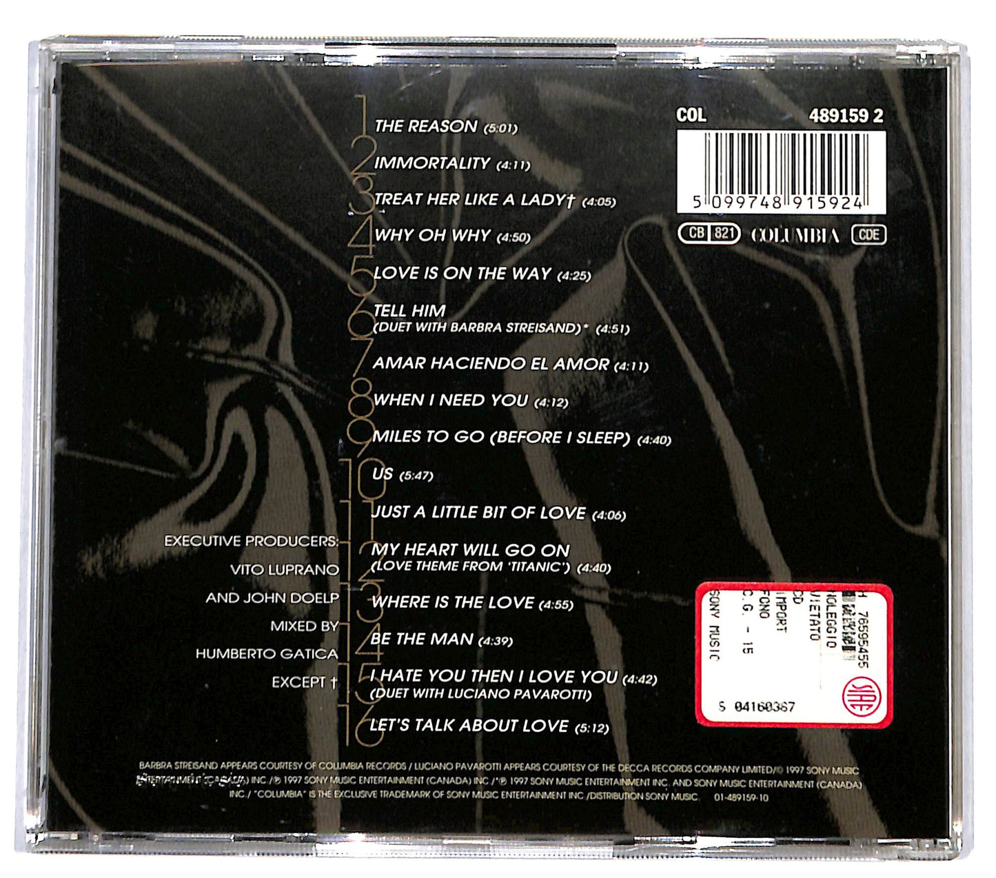 EBOND Celine Dion - Let's Talk About Love CD CD132312