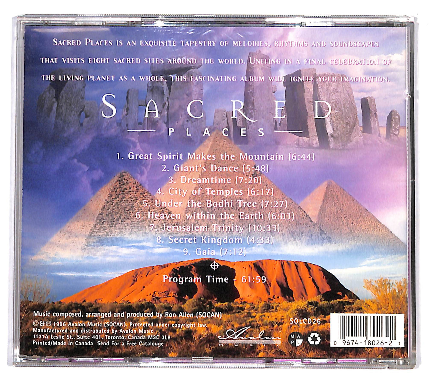 EBOND Ron Allen - Sacred Places CD CD132323