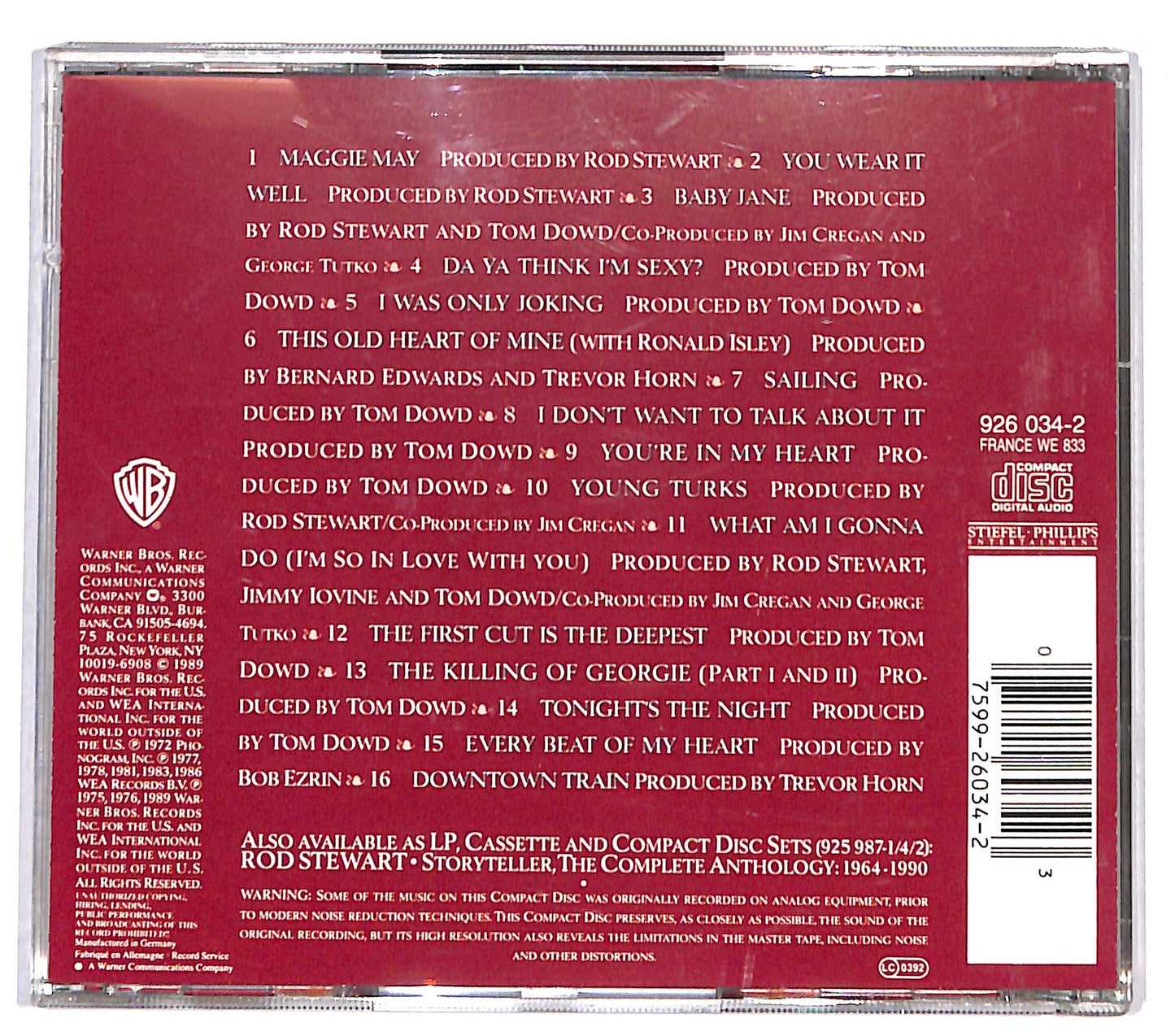 EBOND Rod Stewart - The Best Of Rod Stewart CD CD132326
