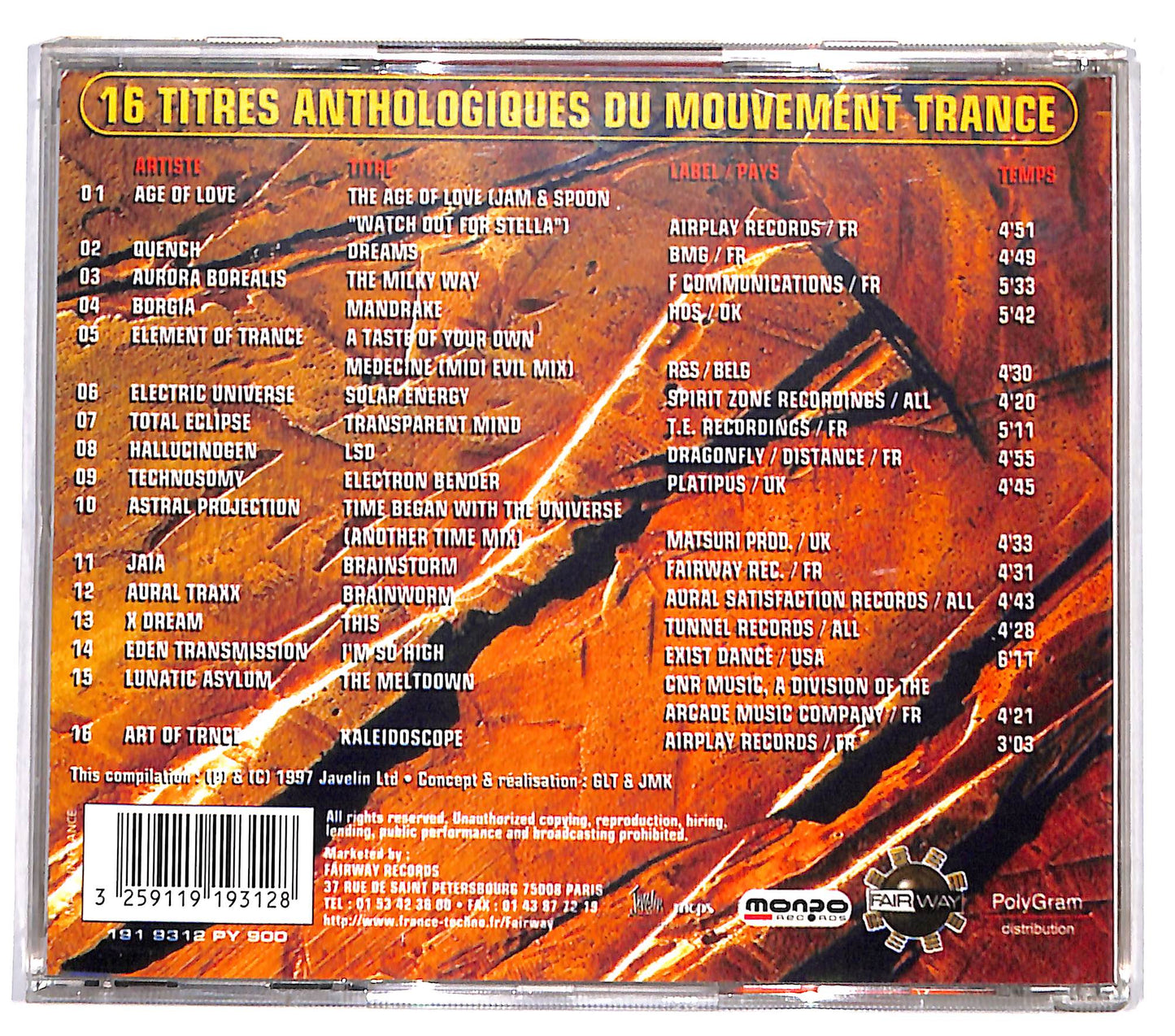 EBOND Various - Trance Anthology CD CD132329