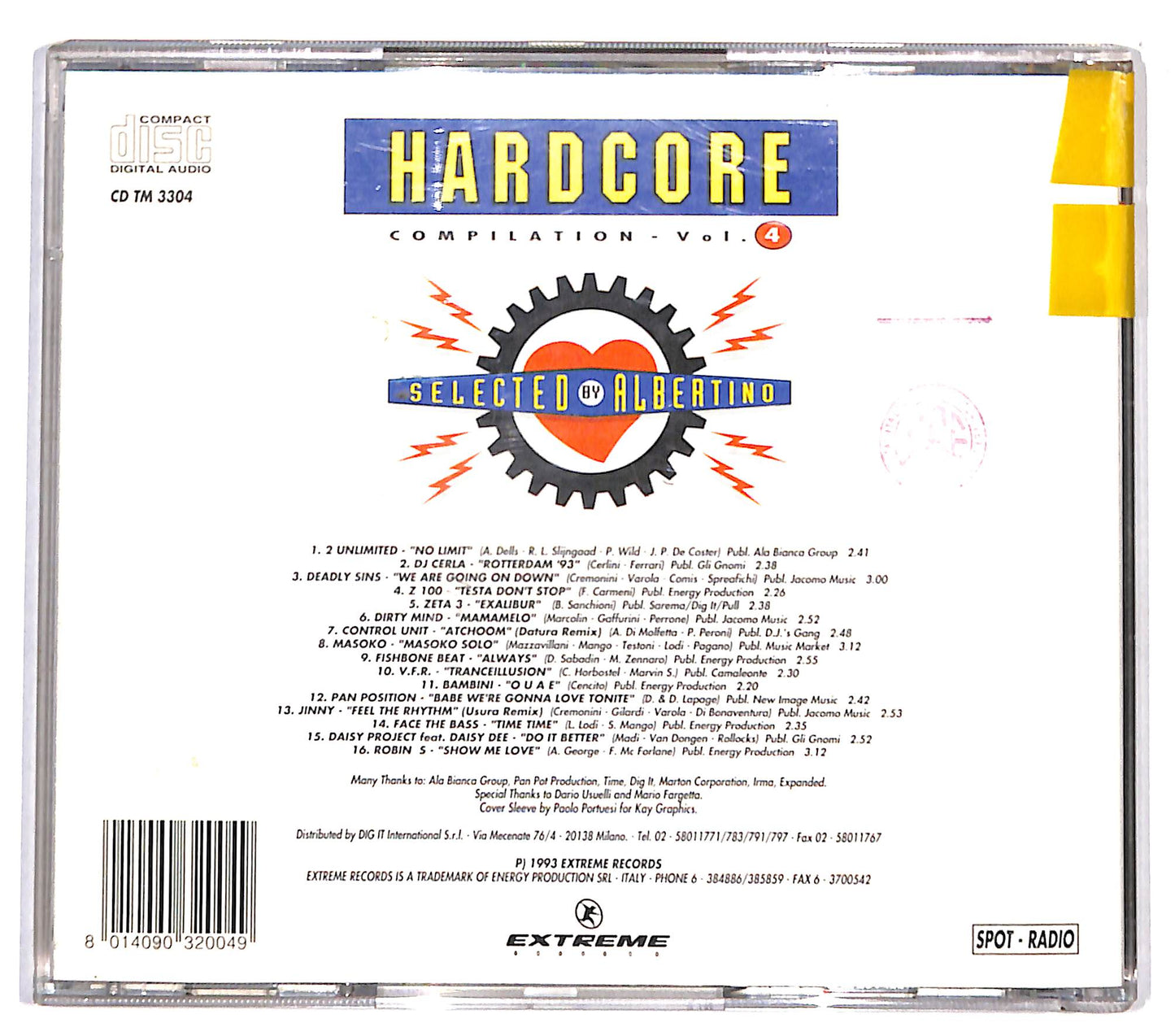 EBOND Albertino - Hardcore Compilation Vol. 4 CD CD132346
