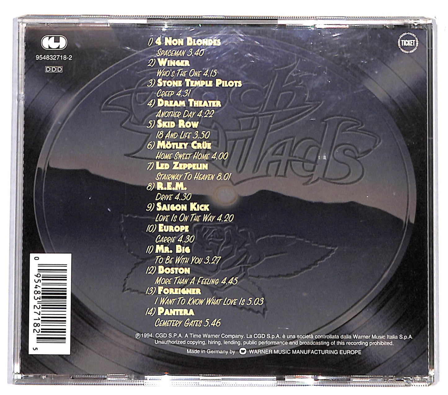 EBOND Various - Rock Ballads CD CD132414