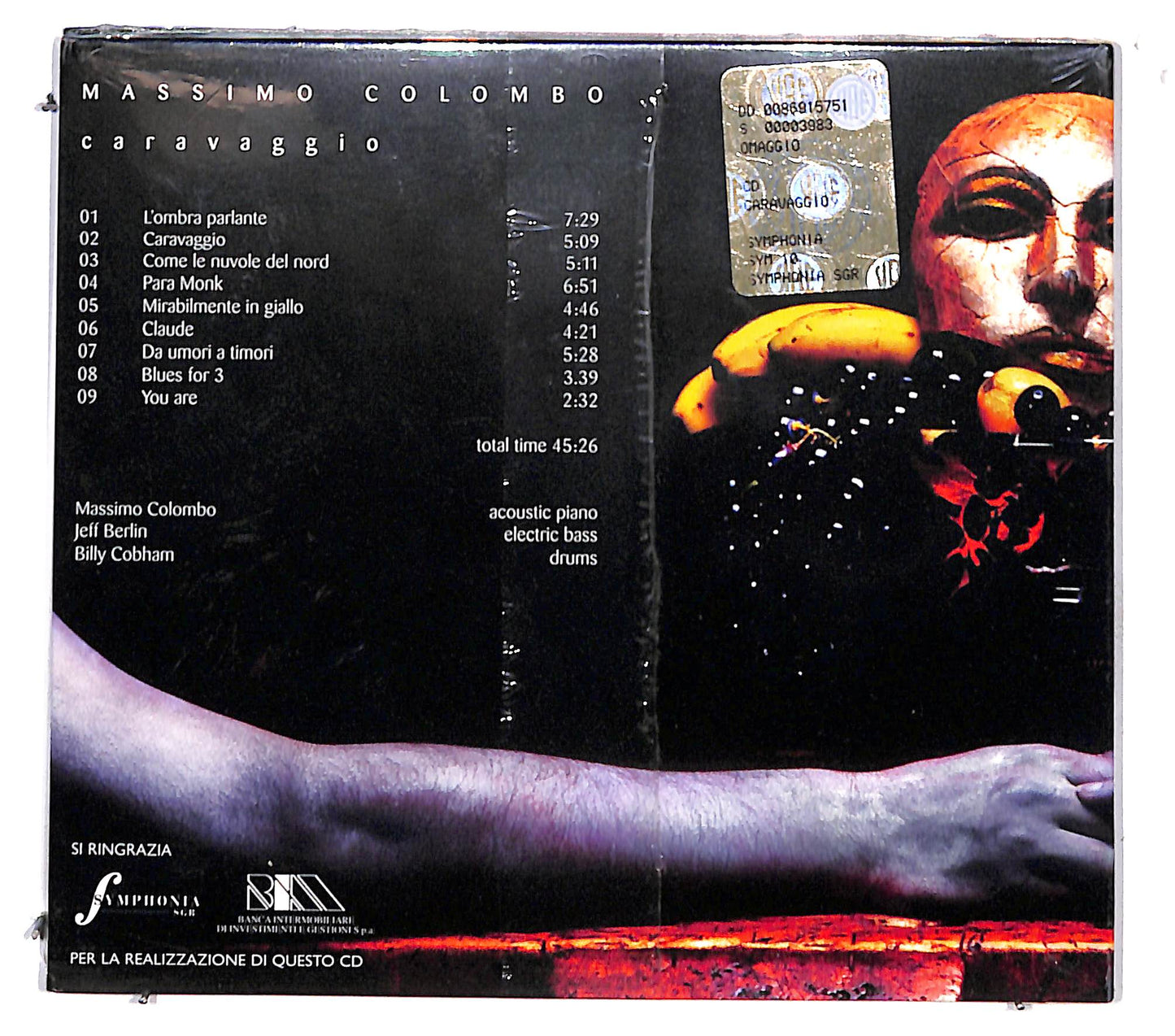 EBOND Massimo Colombo - Caravaggio CD CD132421