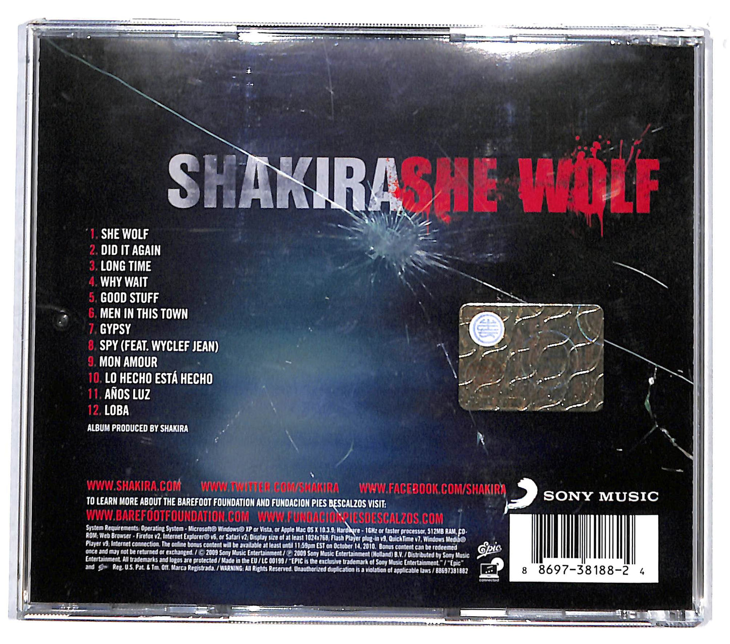 EBOND Shakira - She Wolf CD CD132442