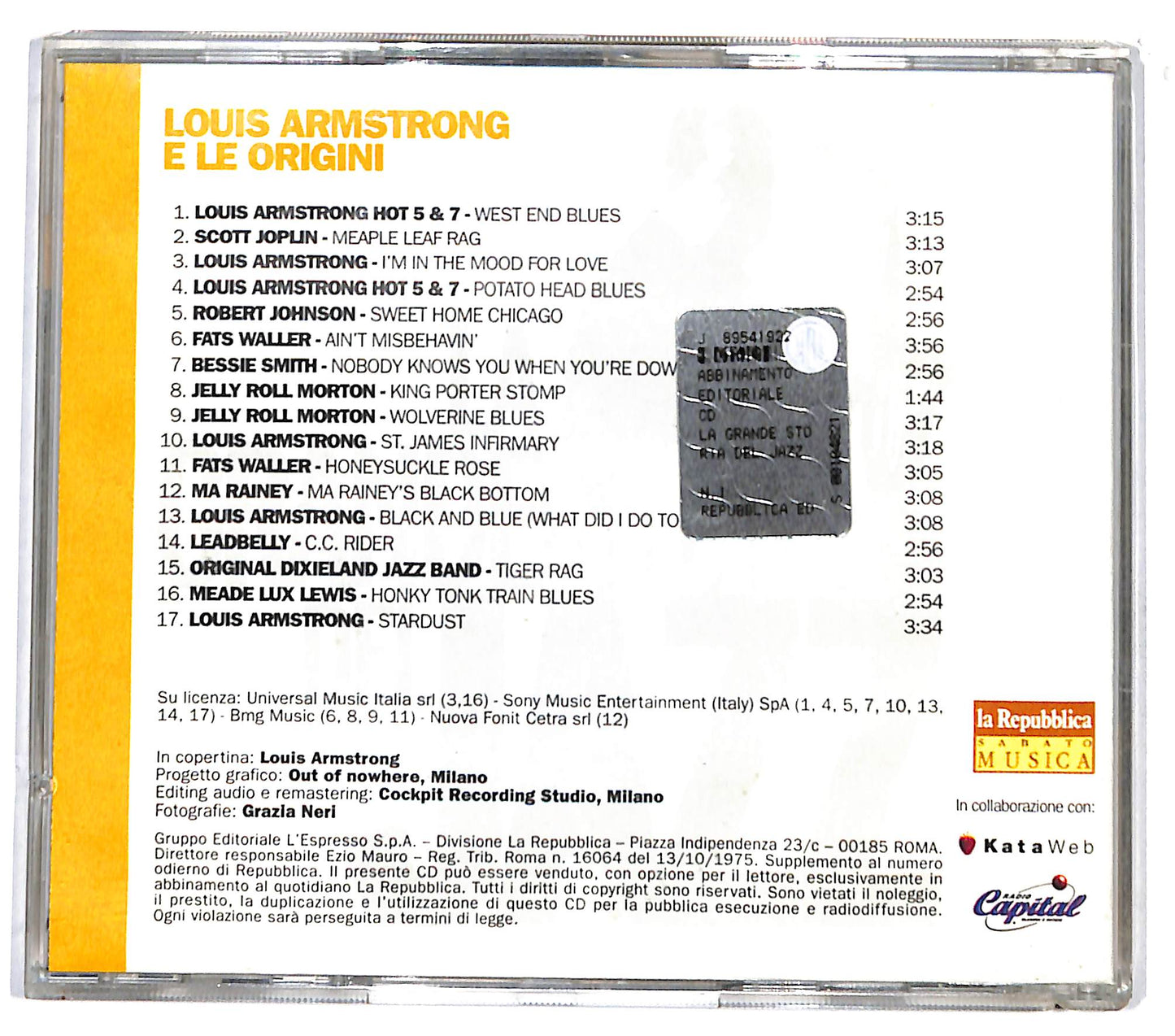 EBOND Various - Louis Armstrong E Le Origini CD CD132510