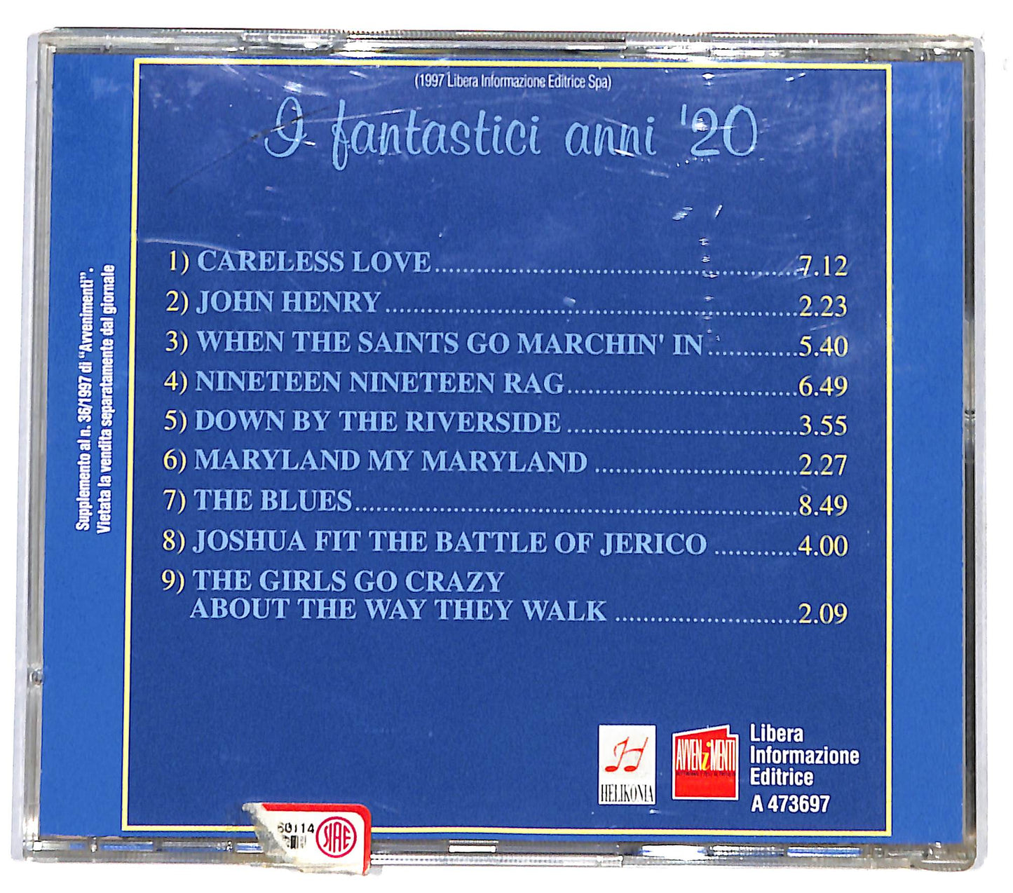 EBOND Sweetwater Jazz Band - Classico Jazz . I Fantastici Anni '20 CD CD132520