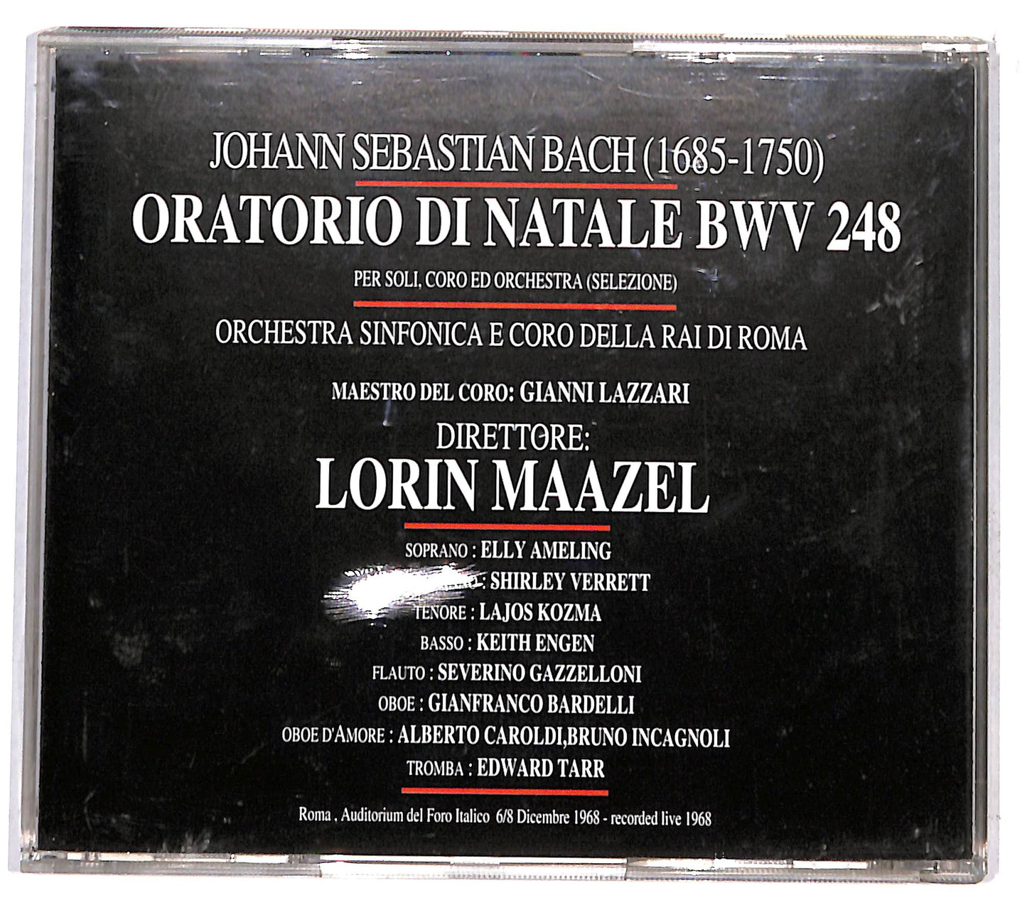 EBOND J.S. Bach - Oratorio di Natale CD CD132531