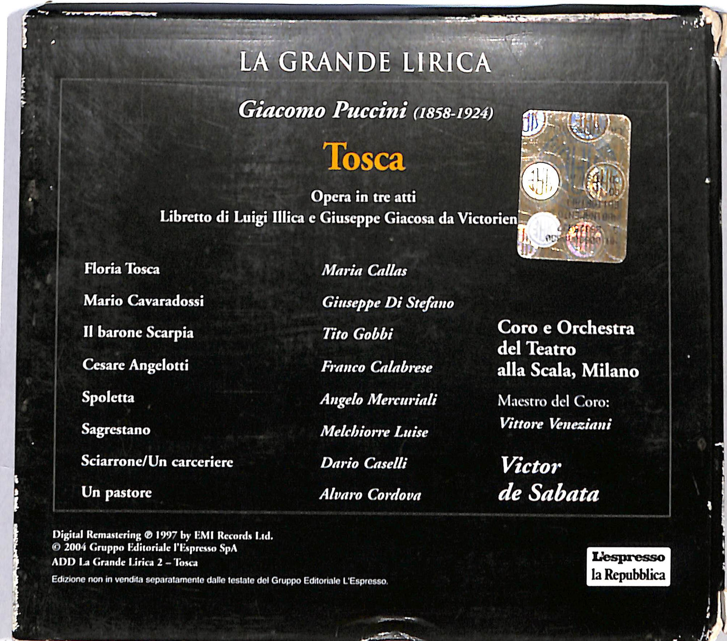 EBOND Puccini - Tosca CD CD132534