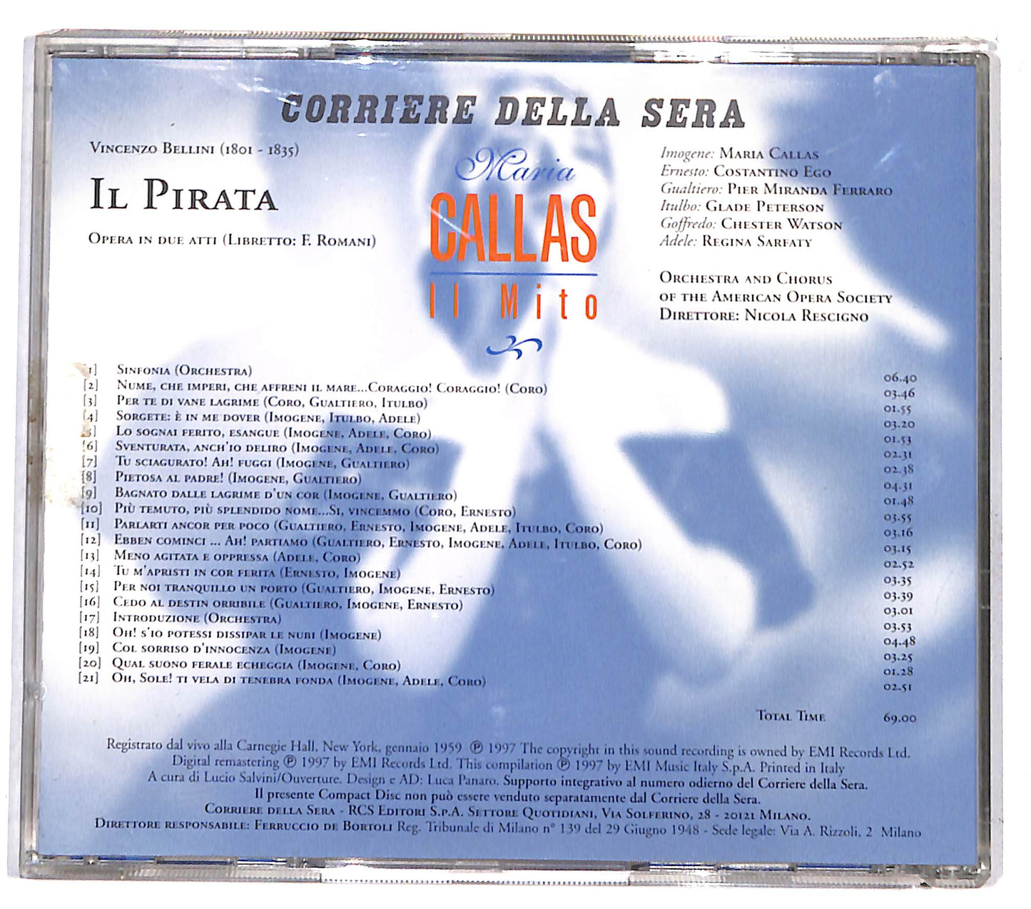 EBOND Bellini - Maria Callas - Il Pirata CD CD132535