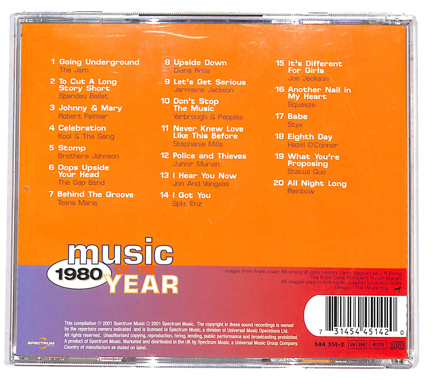EBOND Various - Music Of The Year 1980 CD CD132637