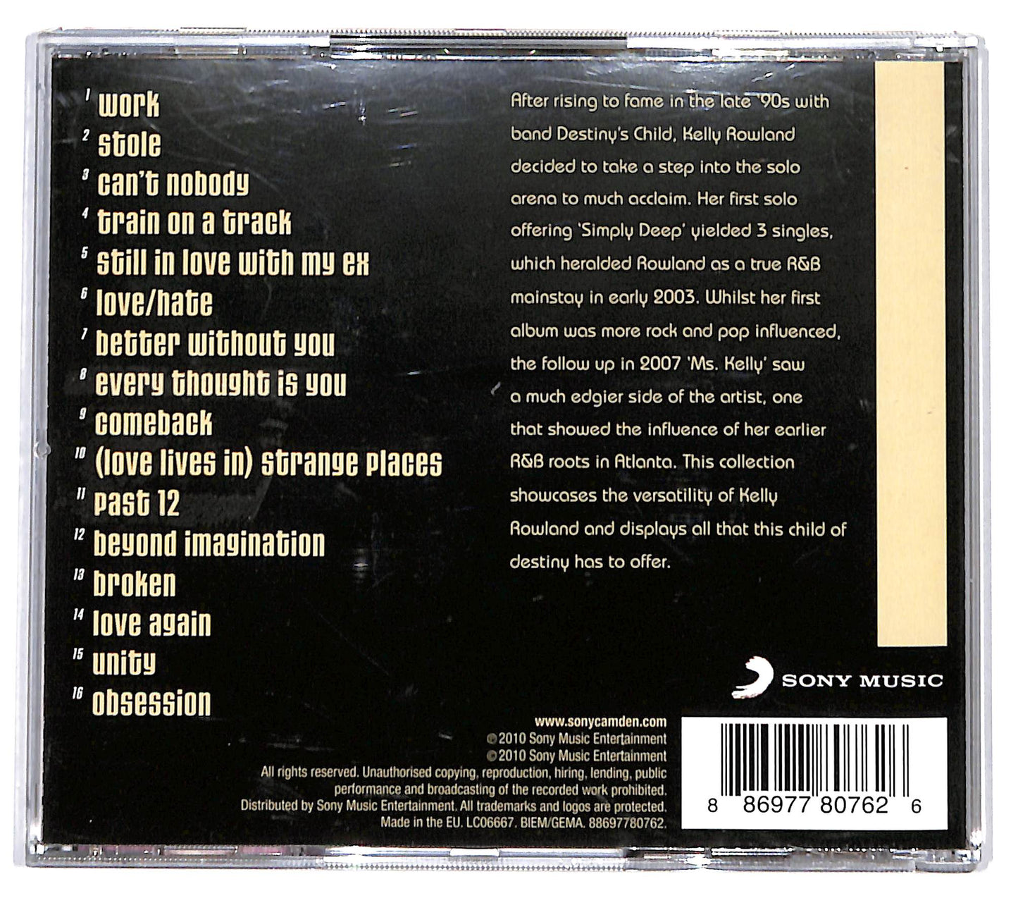 EBOND Kelly Rowland - Work - The Best Of Kelly Rowland CD CD132642