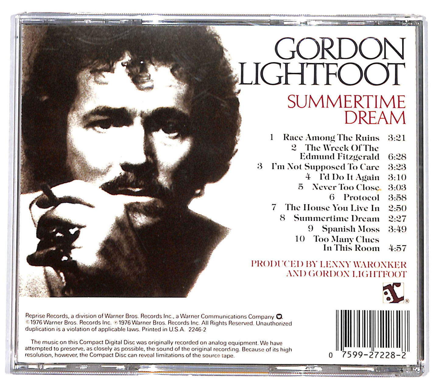 EBOND Gordon Lightfoot - Summertime Dream CD CD132643
