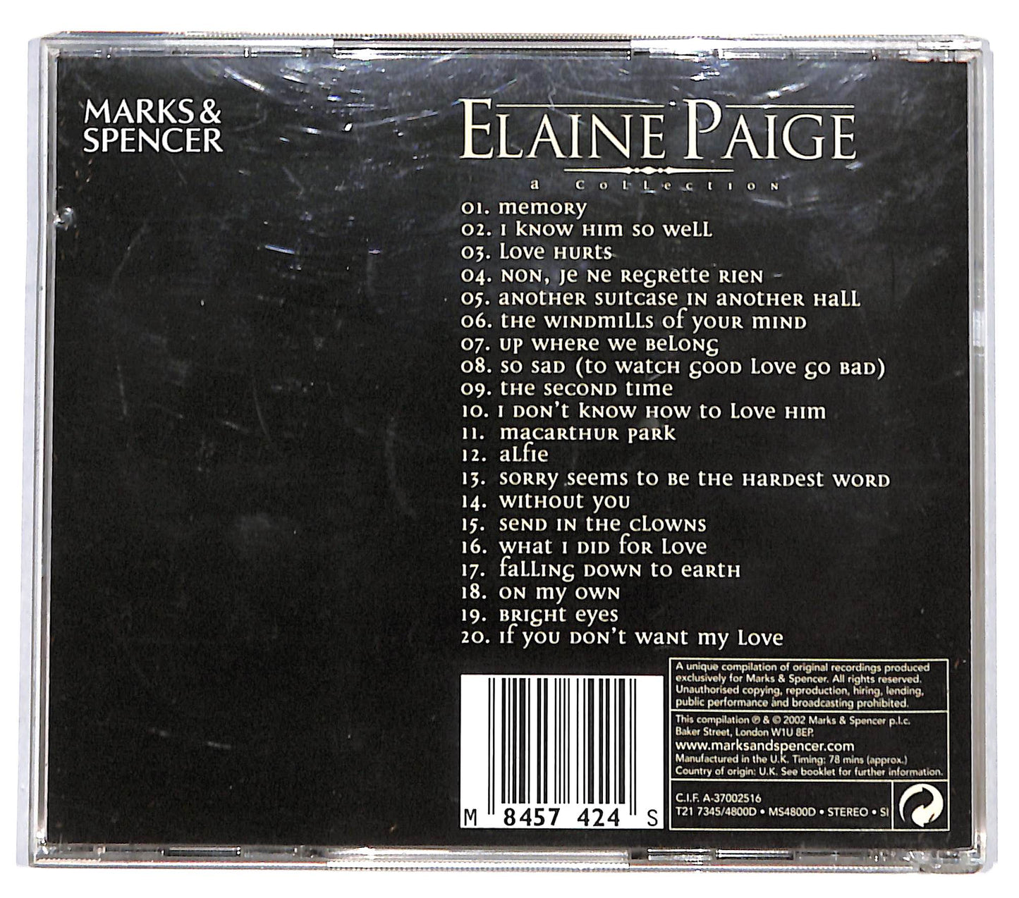 EBOND Elaine Paige - A Collection CD CD132661
