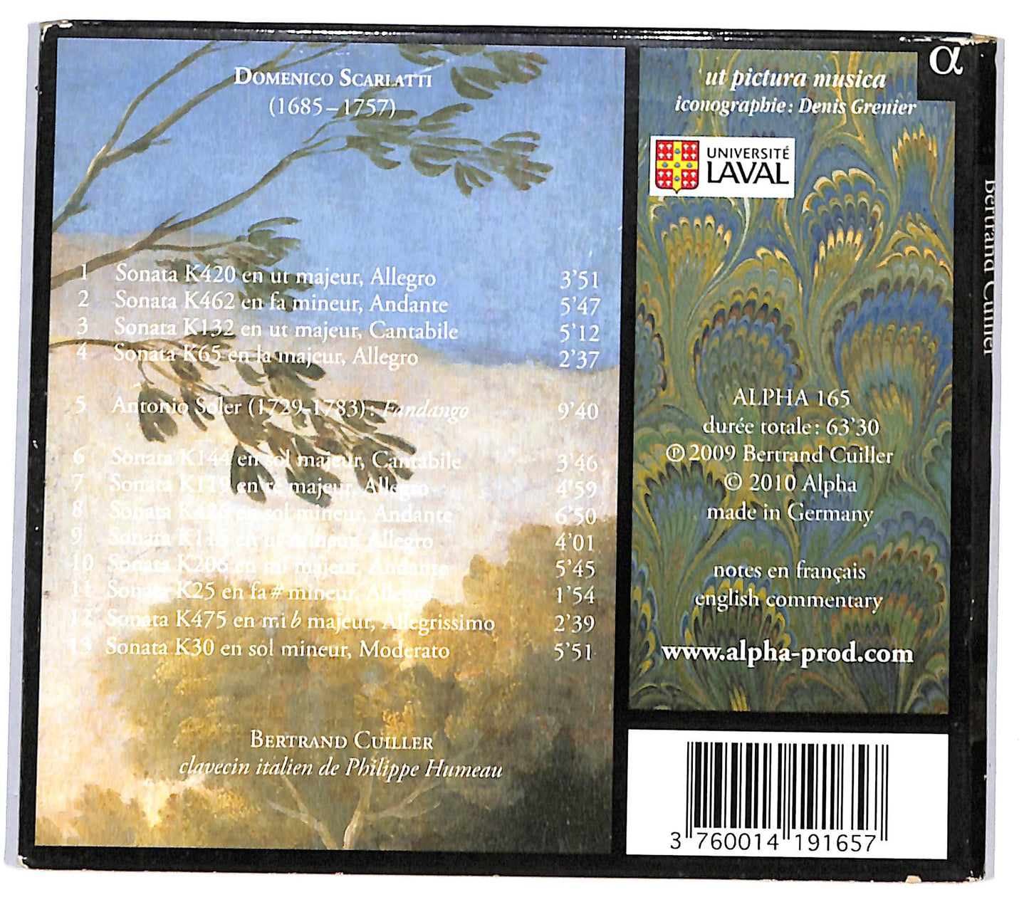 EBOND Scarlatti - Sonatas Per Cimbalo & Fandango DIGIPACK CD CD132720