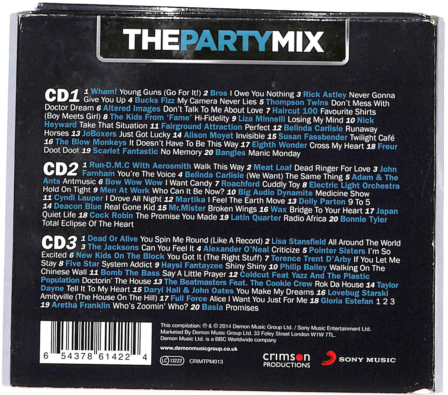 EBOND Various - The Party Mix 80s Classics CD CD132725